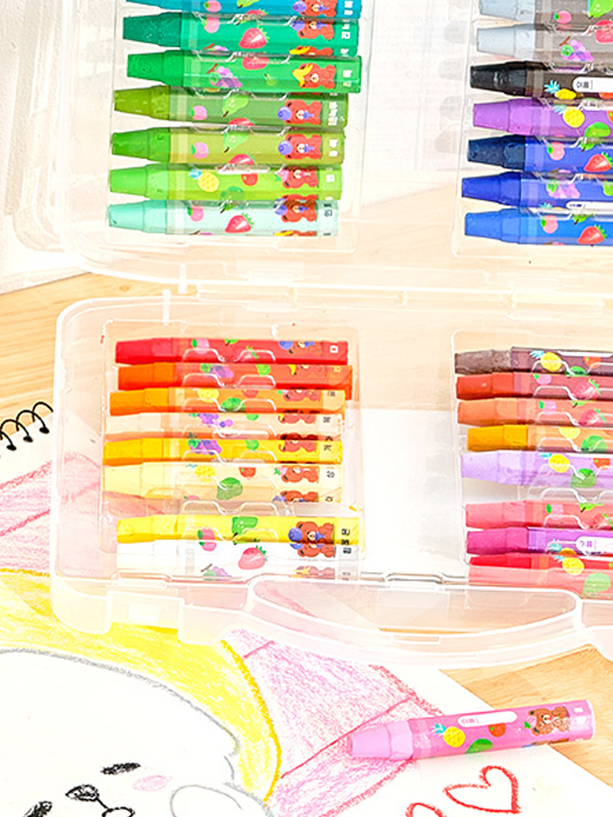 DAISO 36 color crayons