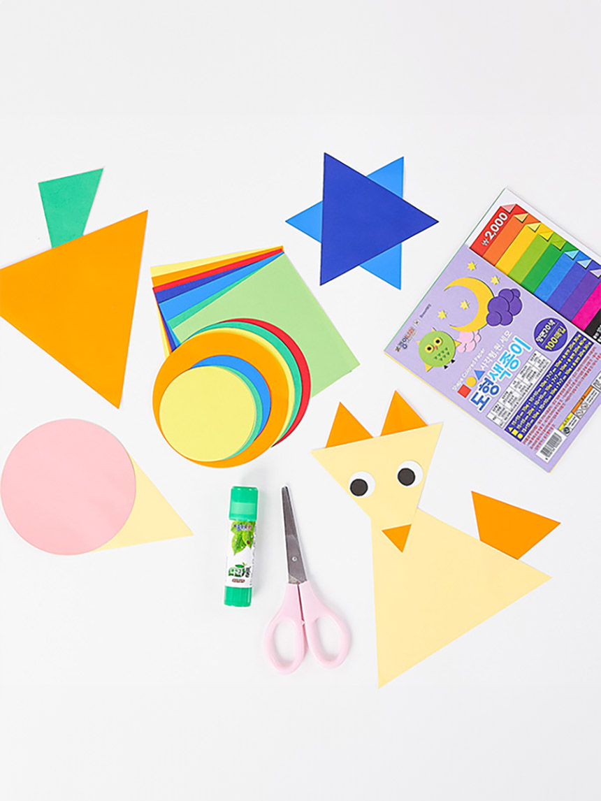 DAISO 100 sheets of geometric paper