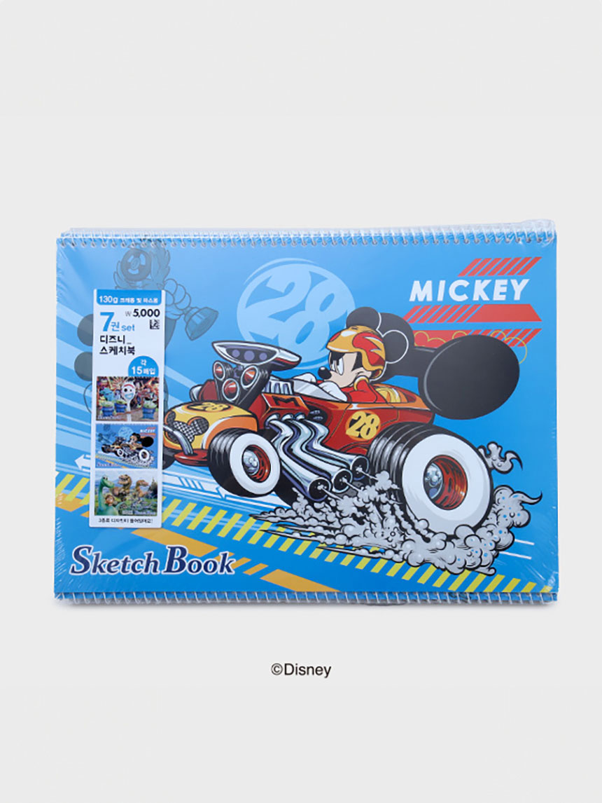 DAISO Disney_Sketchbook (130g) (7 volumes/15 sheets)