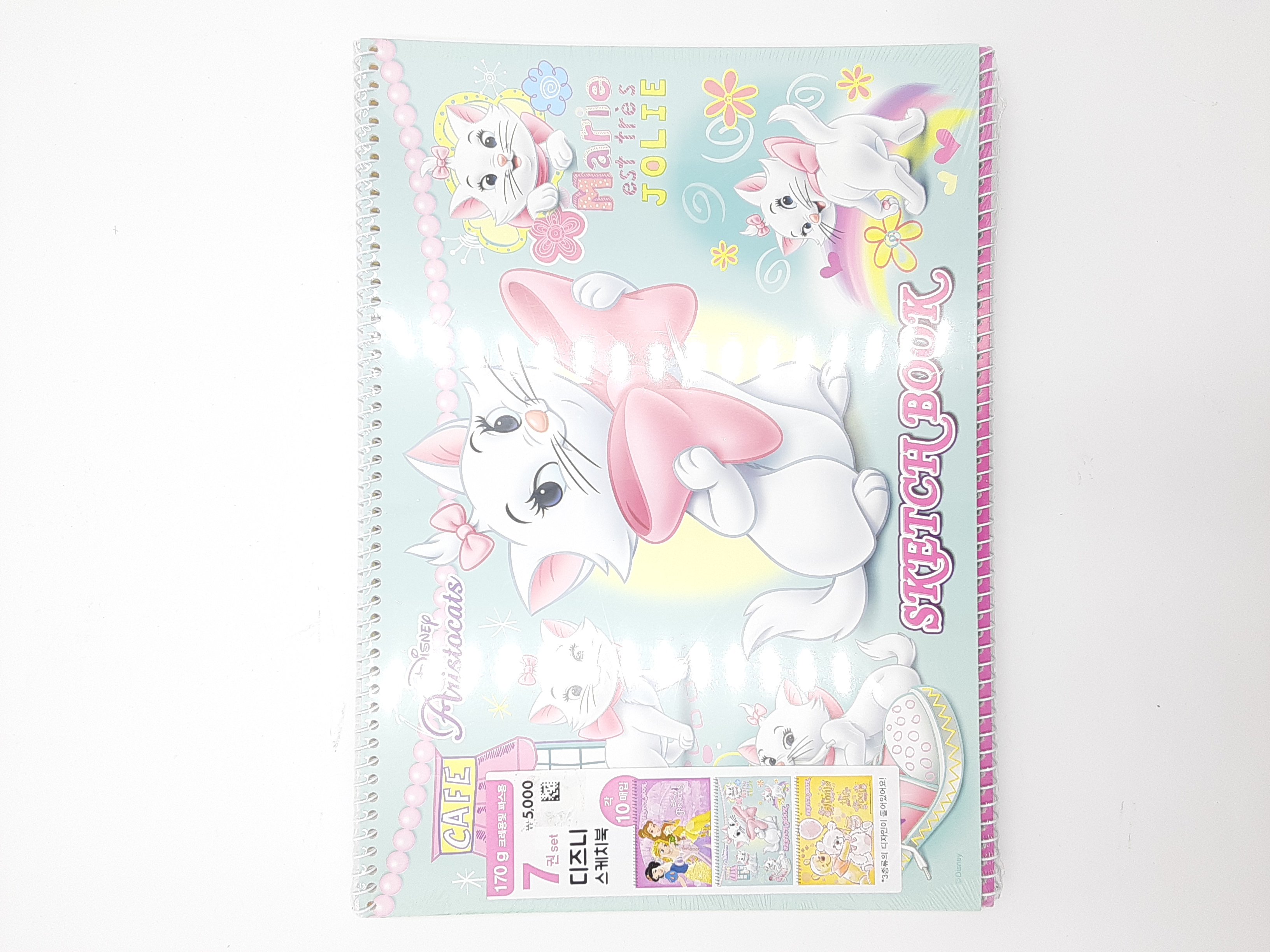 DAISO Disney_Sketchbook (170g) (7 volumes/10 sheets) B