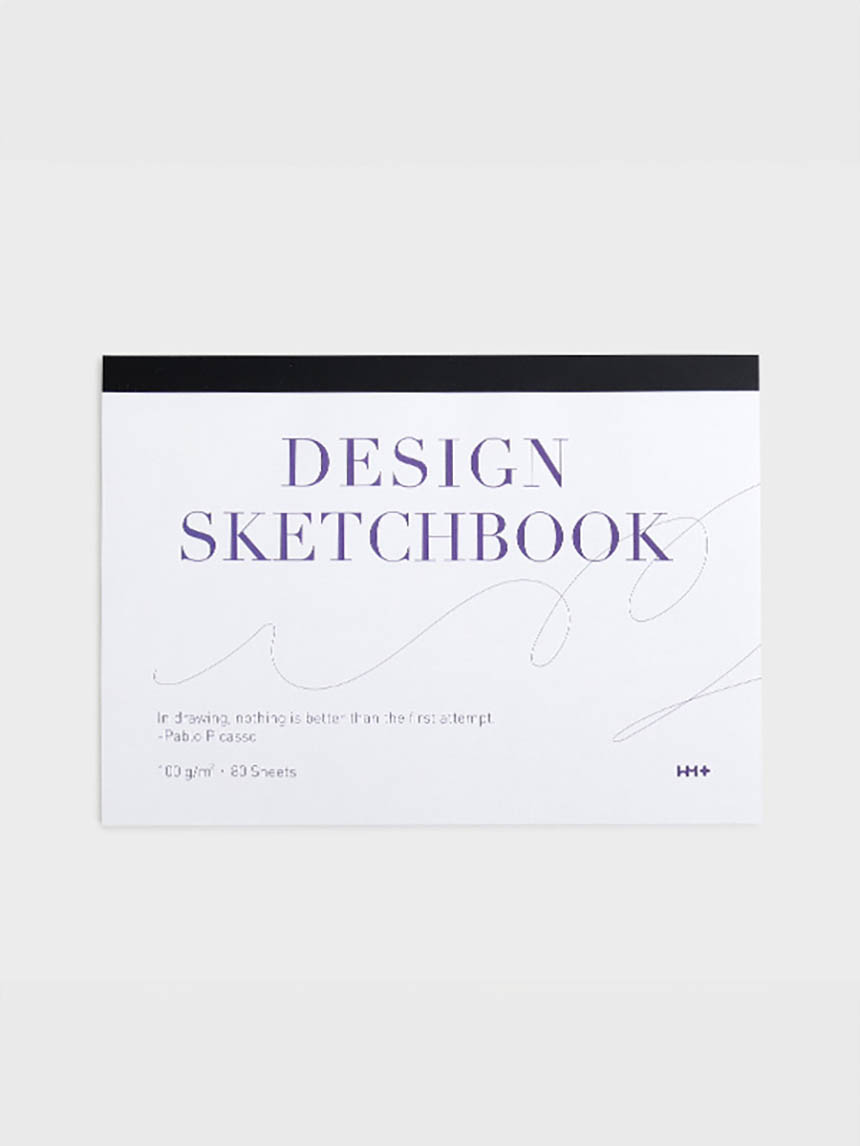 DAISO Design Sketchbook (B5/100g/80 sheets)