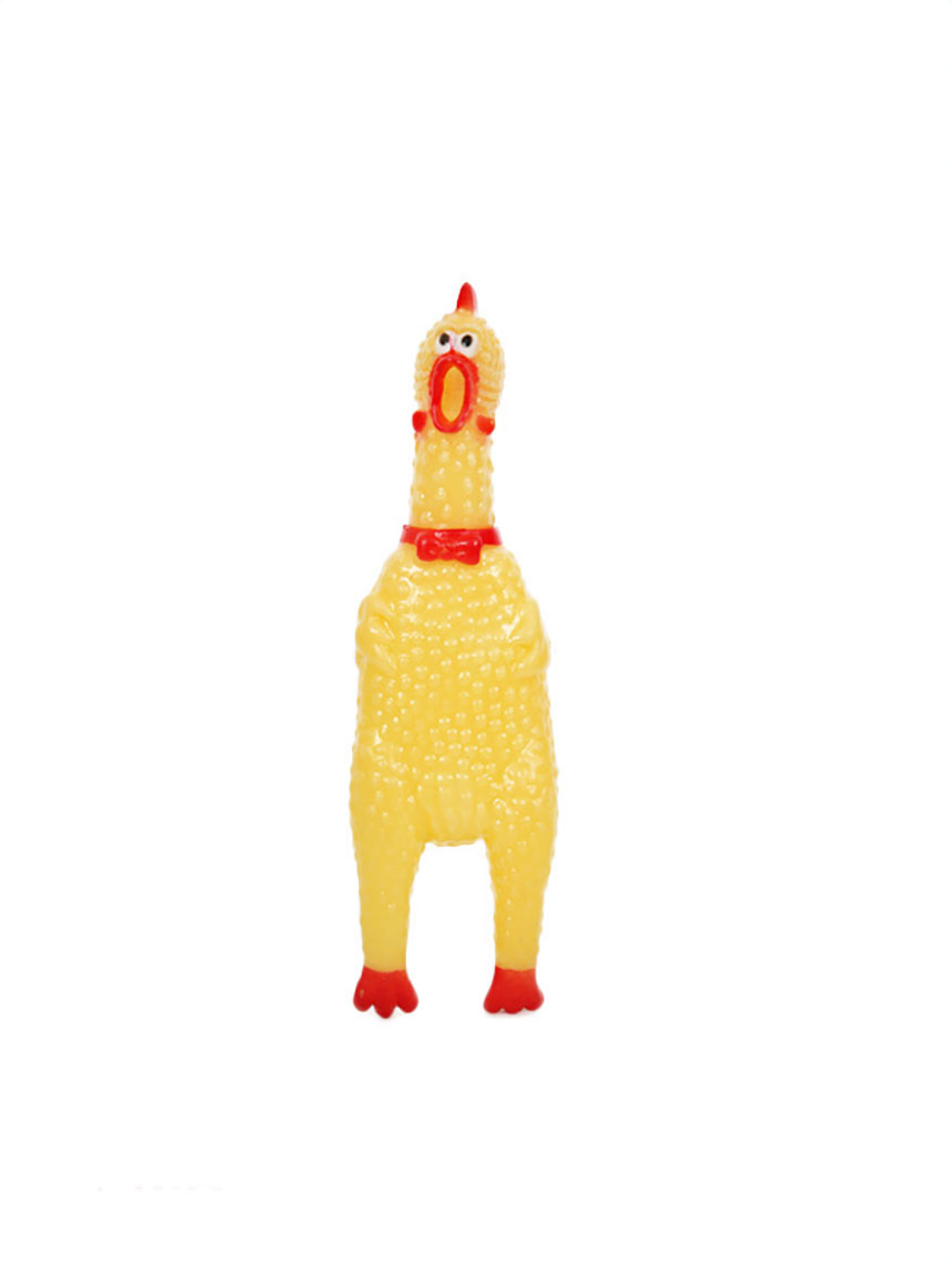 DAISO Pet leaf chicken toy