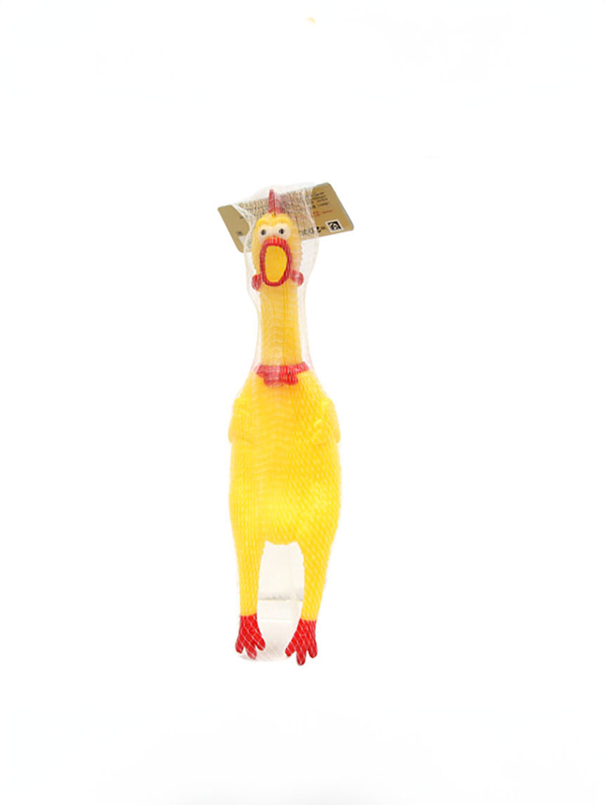 DAISO Pet leaf chicken toy