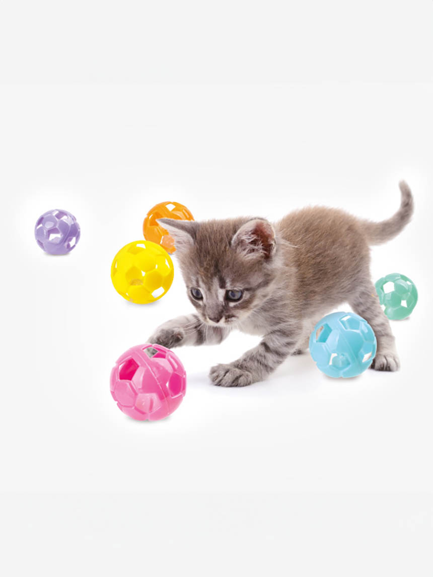 DAISO Cat droplets toys (6 pieces)