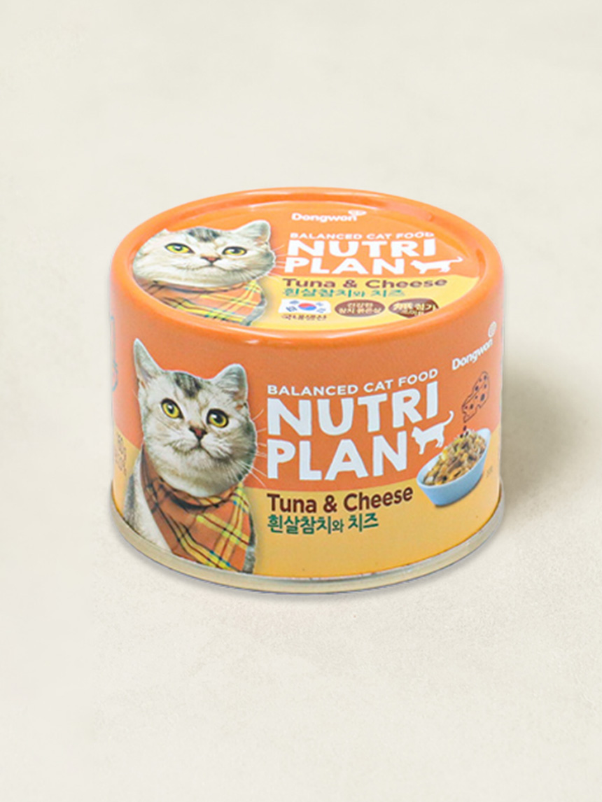 DAISO [Pet Food] Dongwon Nutriplan (White Tuna and Cheese) (160g)