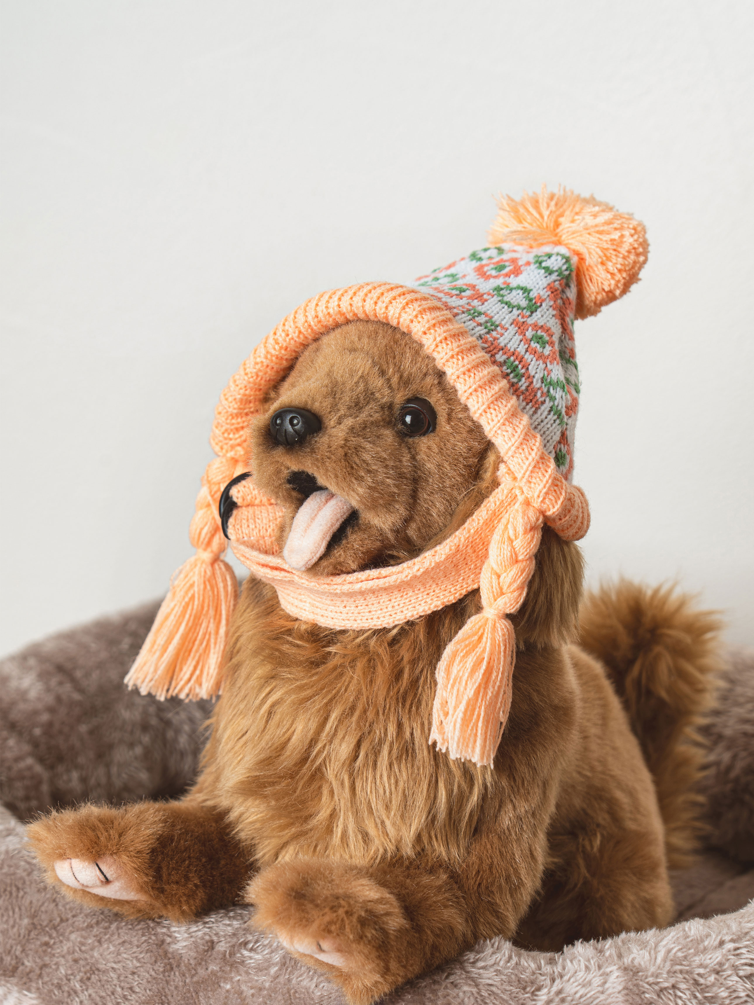 DAISO Pet_Winter Warm Fur Hat