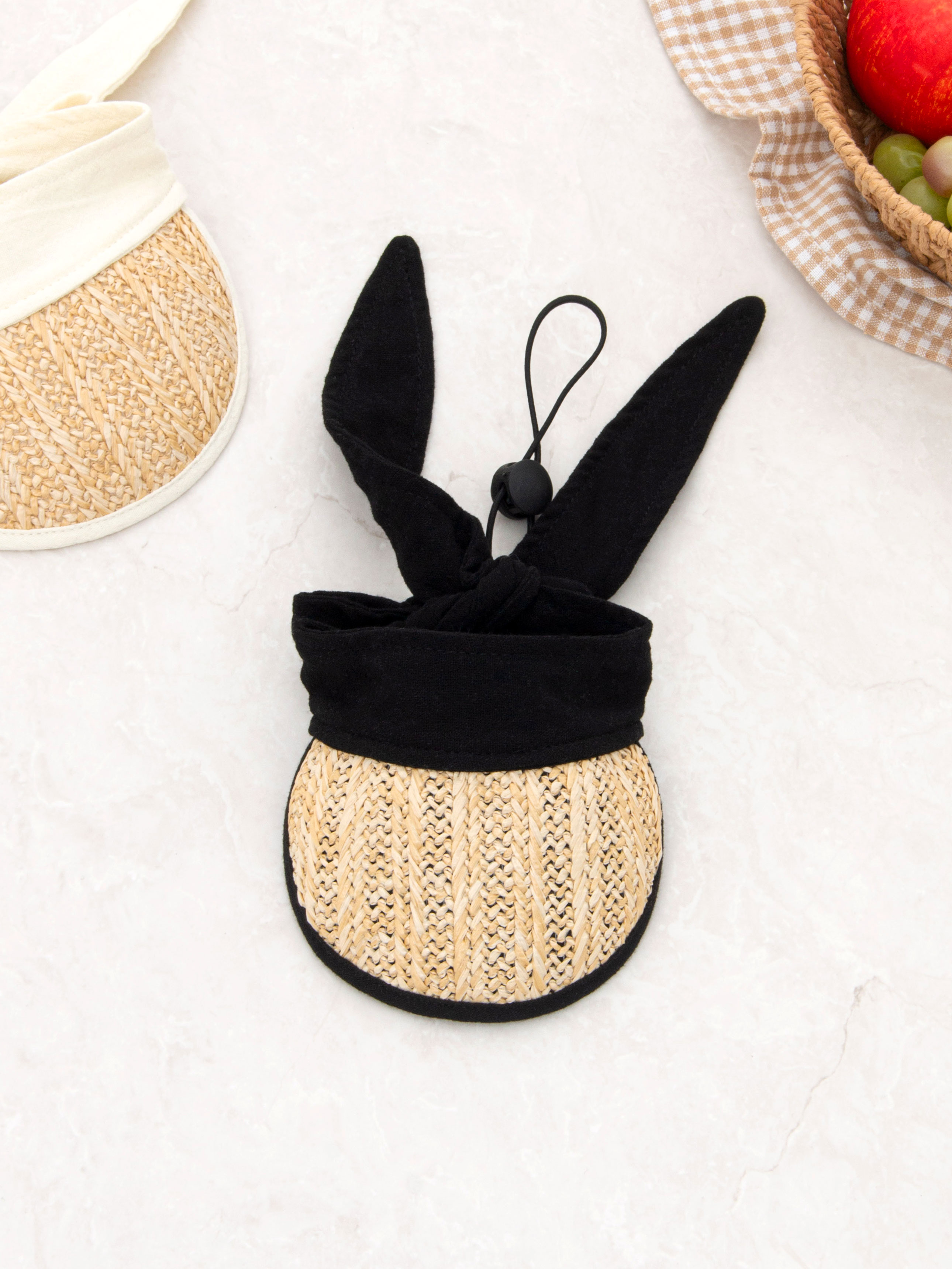 DAISO Pet_Rattan Sun Cap