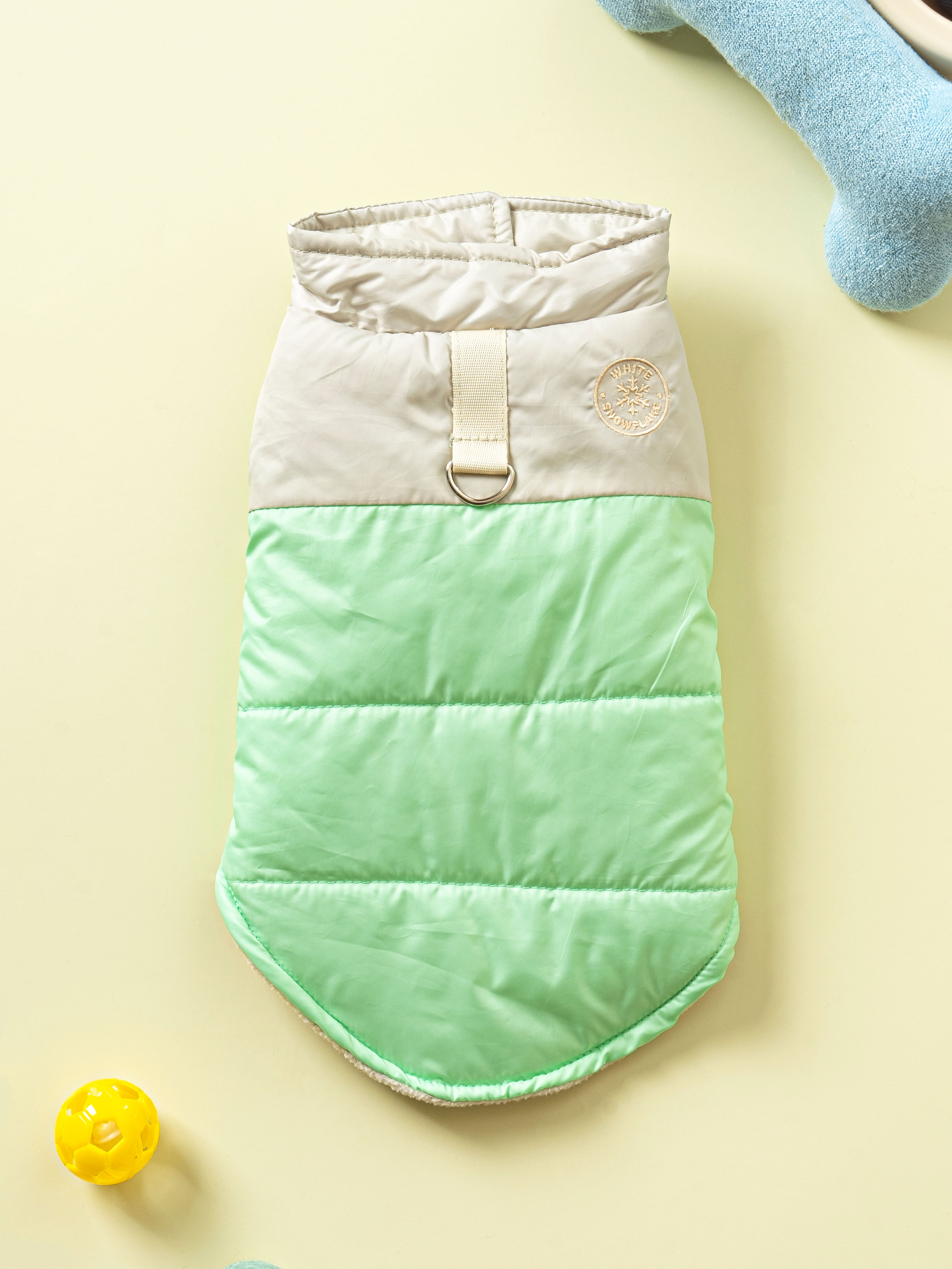 DAISO Pet_Padded vestm (Green)