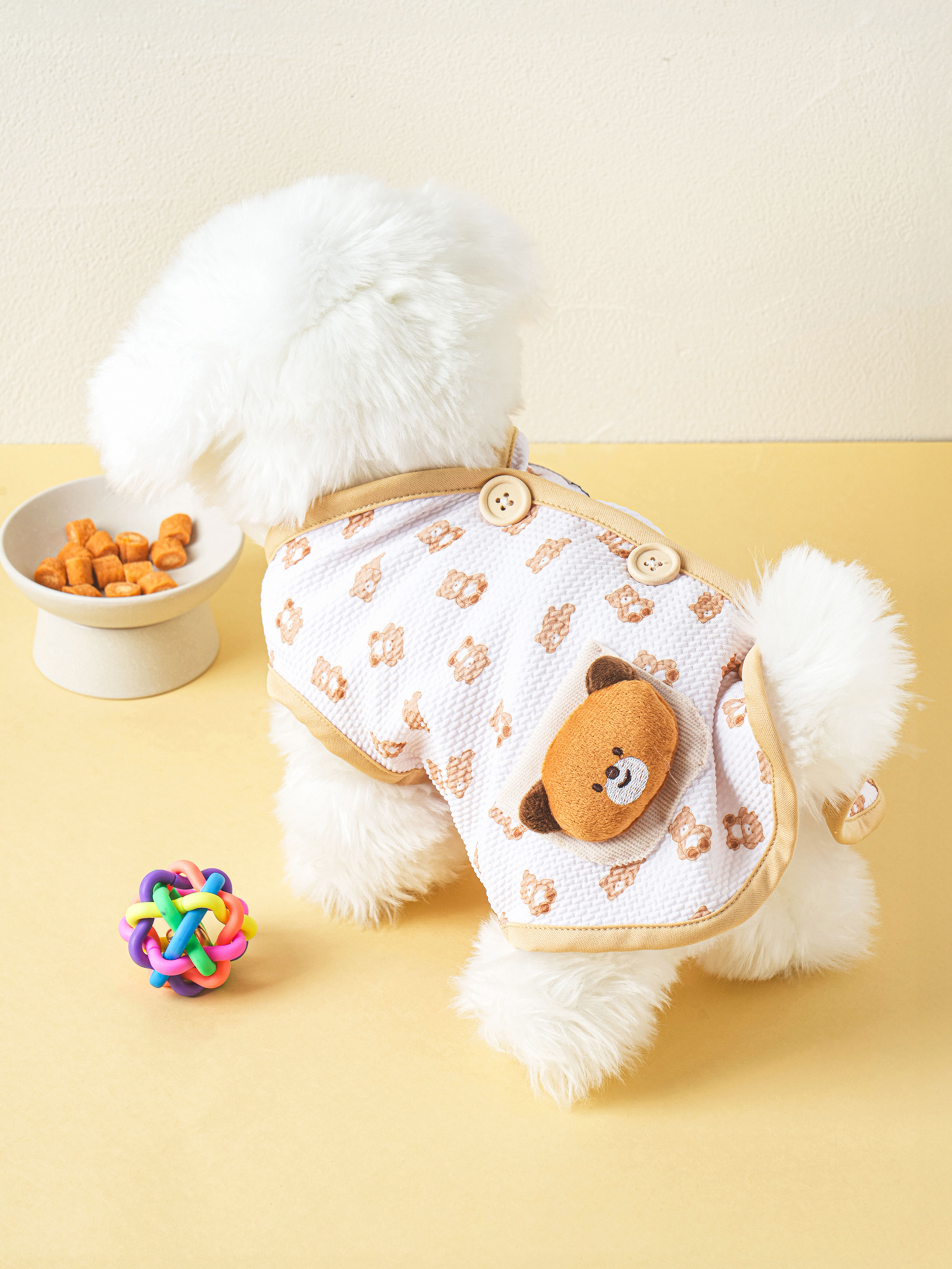 DAISO Cozy-A-Tum_Pet Doll Key Point Sleeping Vest (L)