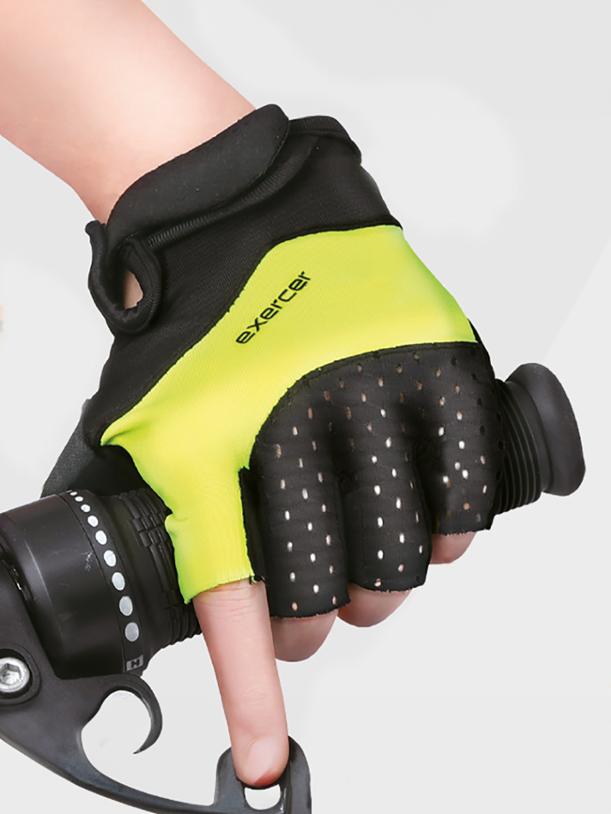 DAISO Sport Cushion Half Gloves (S_M)