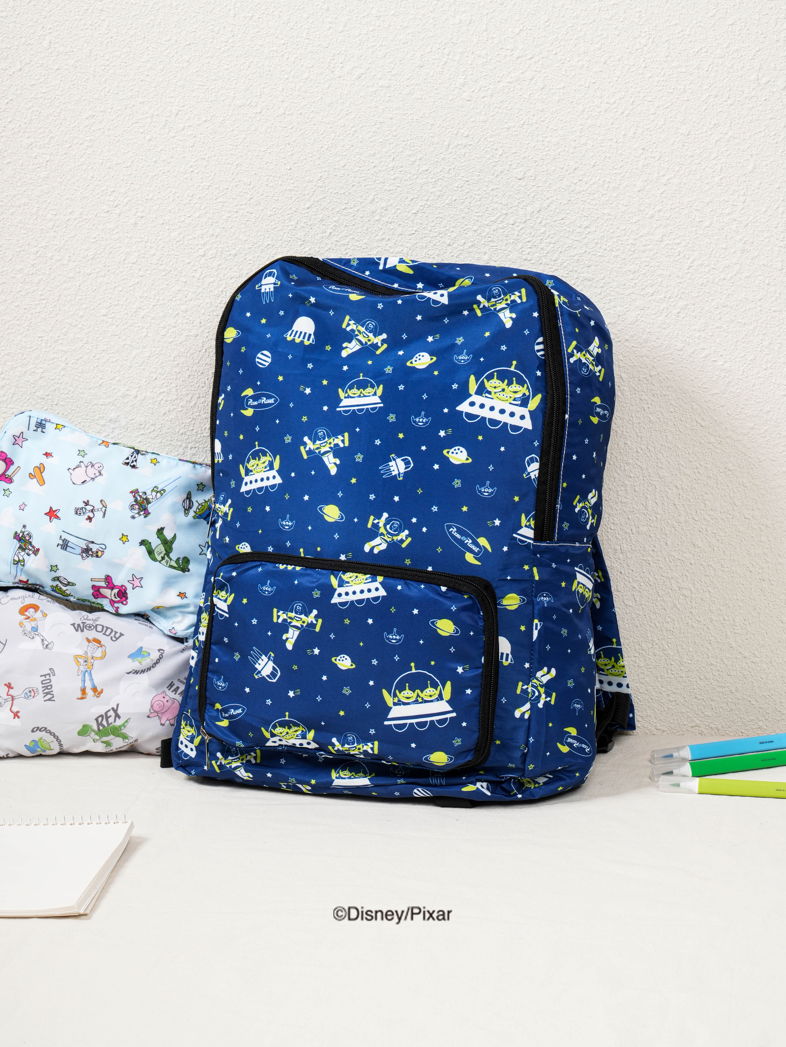 DAISO Pixar_Toy Story_Travel_Folding Backpack