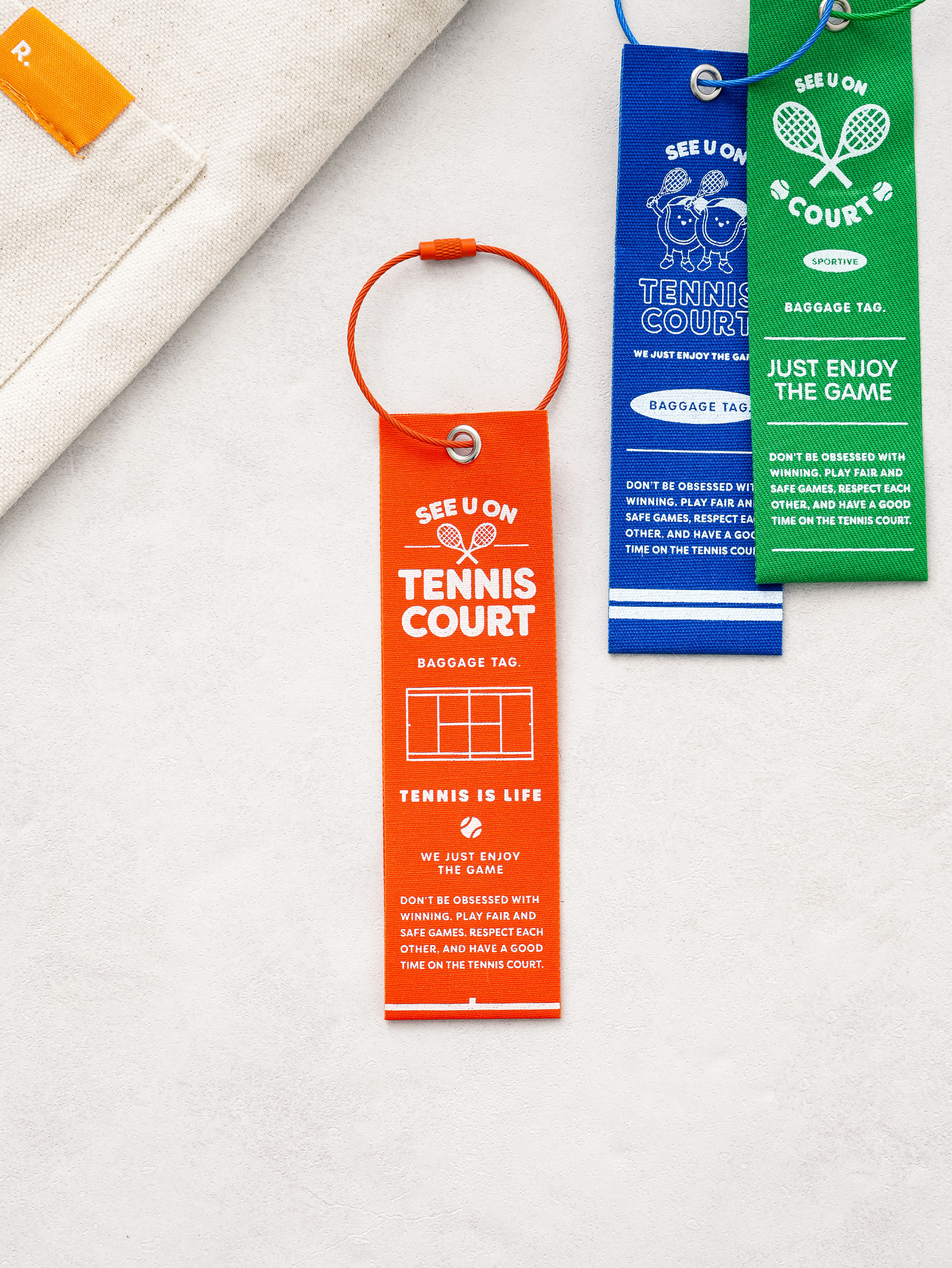 DAISO Tennis_Roripoint Name Tag