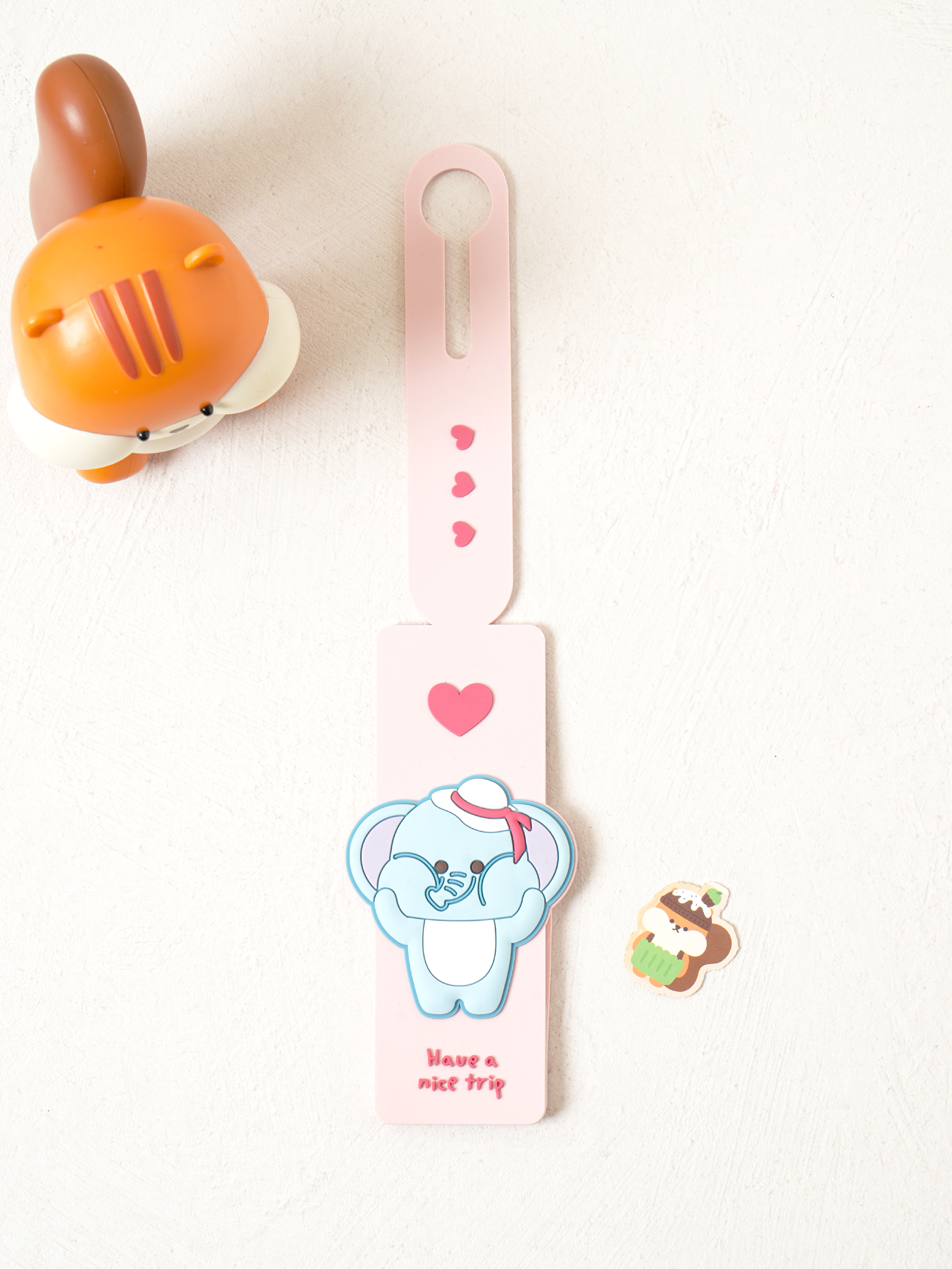 DAISO Chubby Buddy_Elephant 3D Name Tag