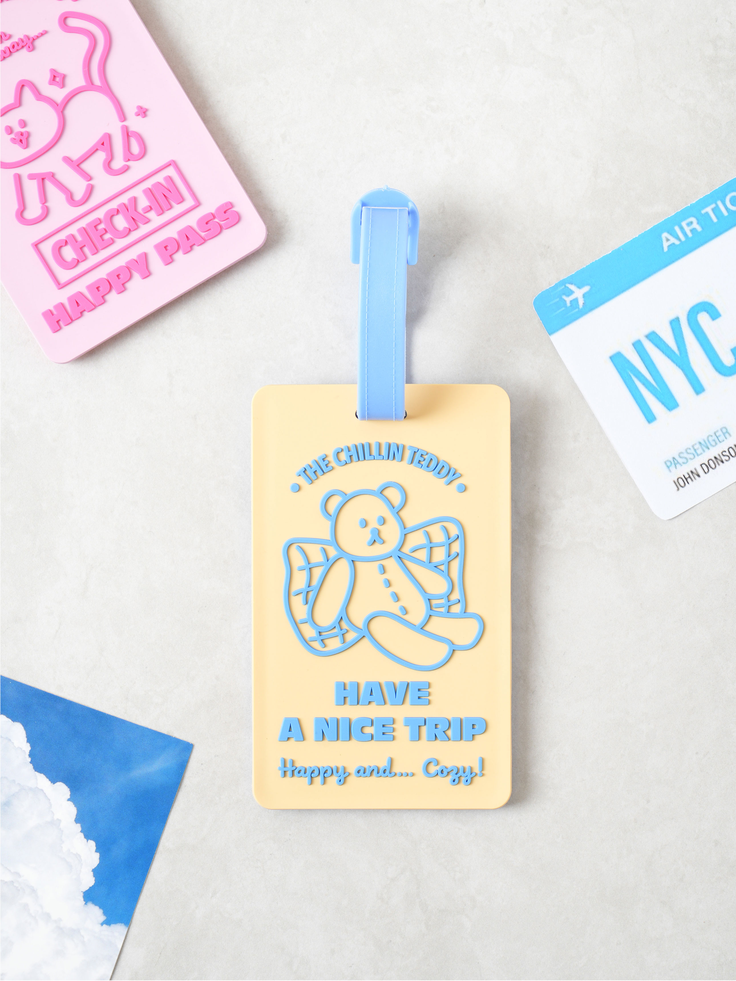 DAISO Travel Character Name Tag