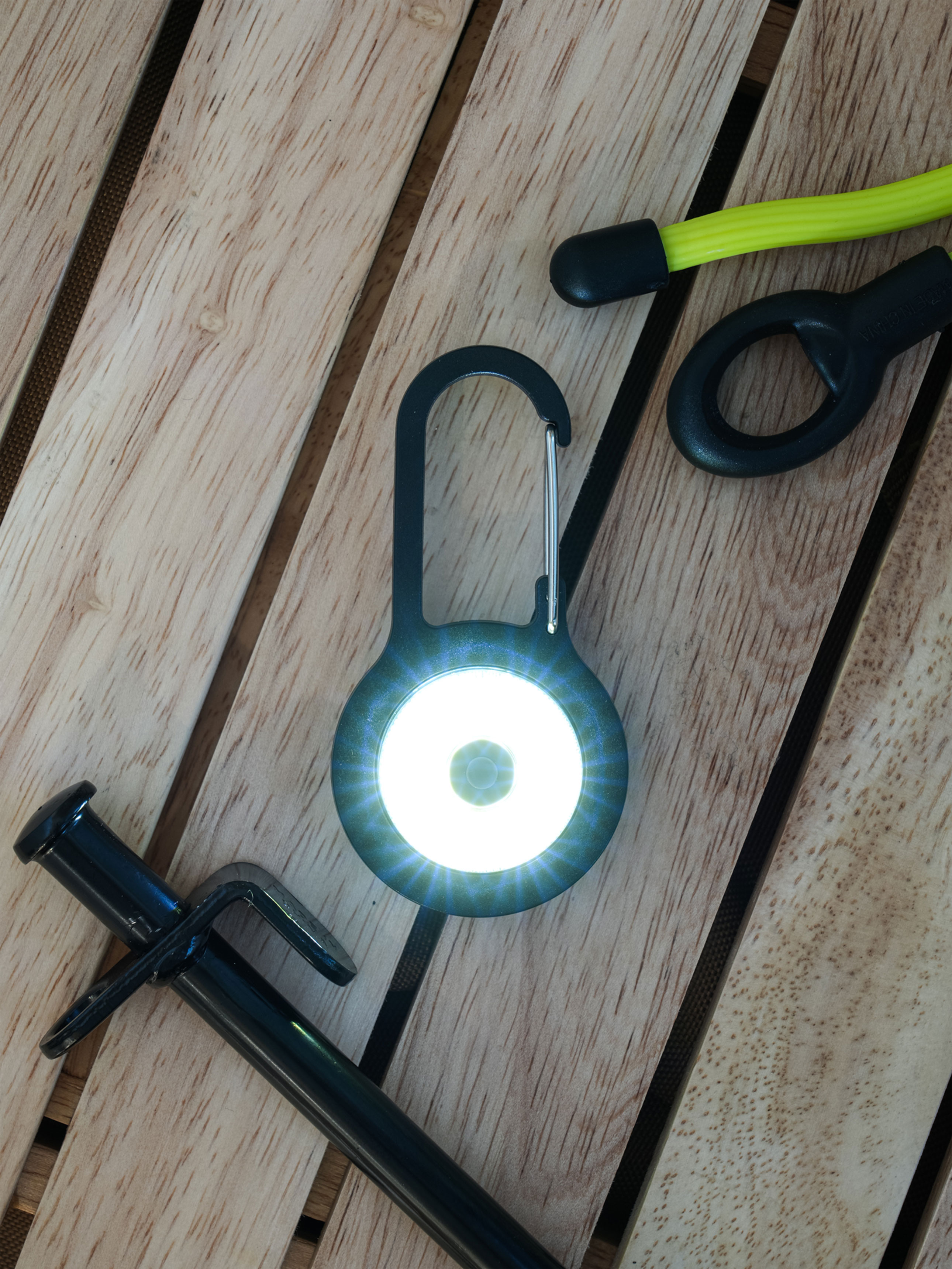 DAISO Carabiner-type LED light