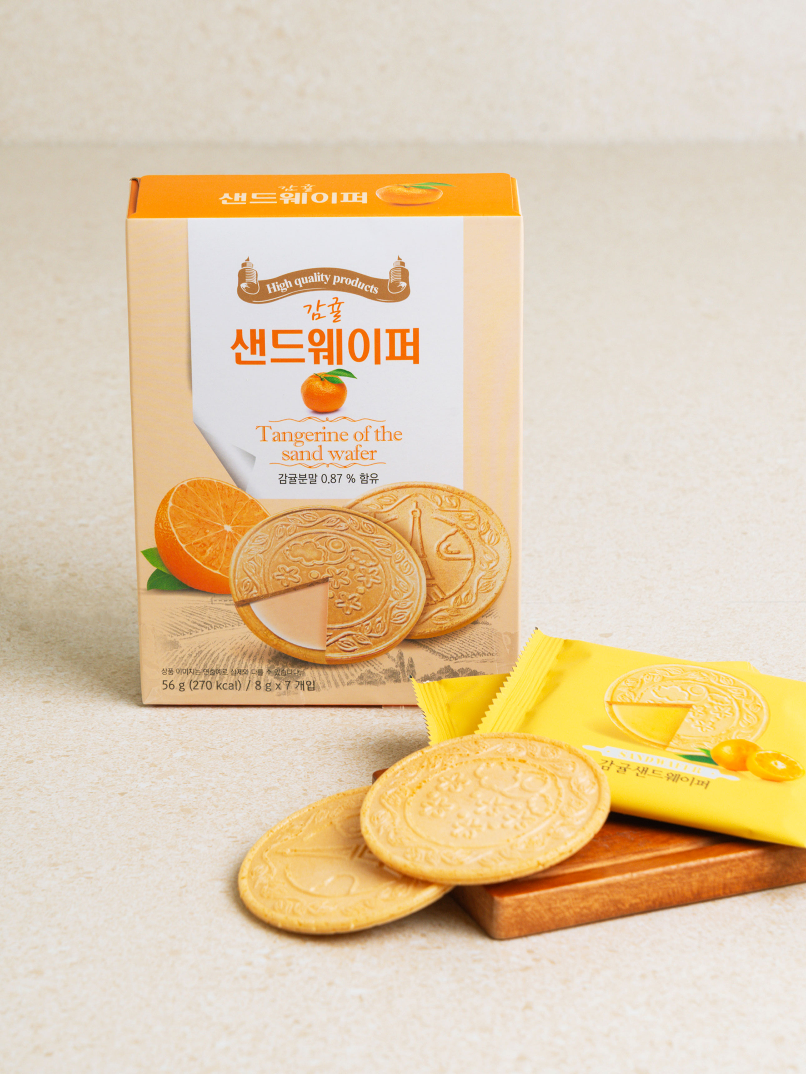 DAISO Tangerine Sand Wafer (56g)