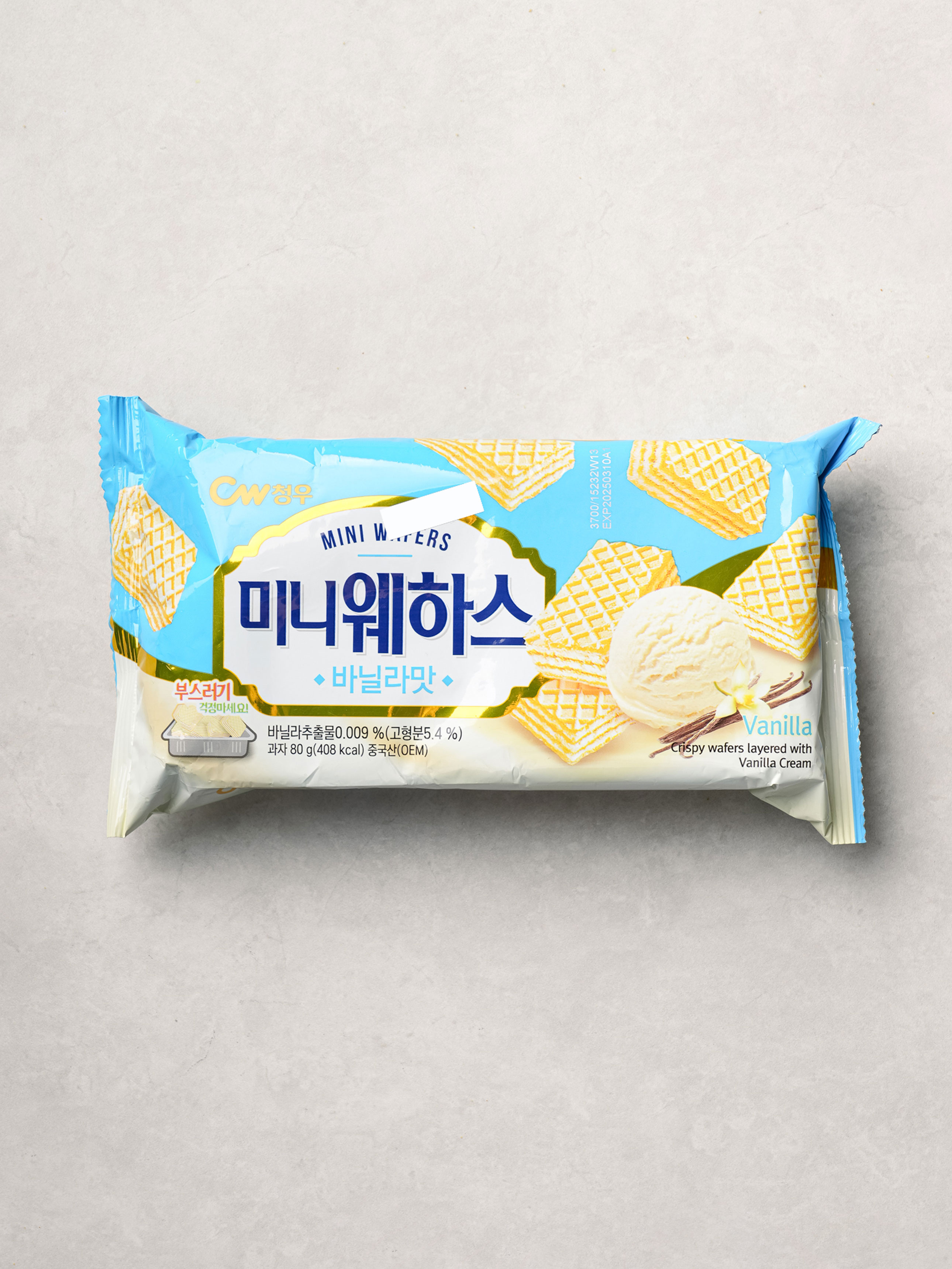 DAISO Cheongwoo Mini Wafer Vanilla (80g)