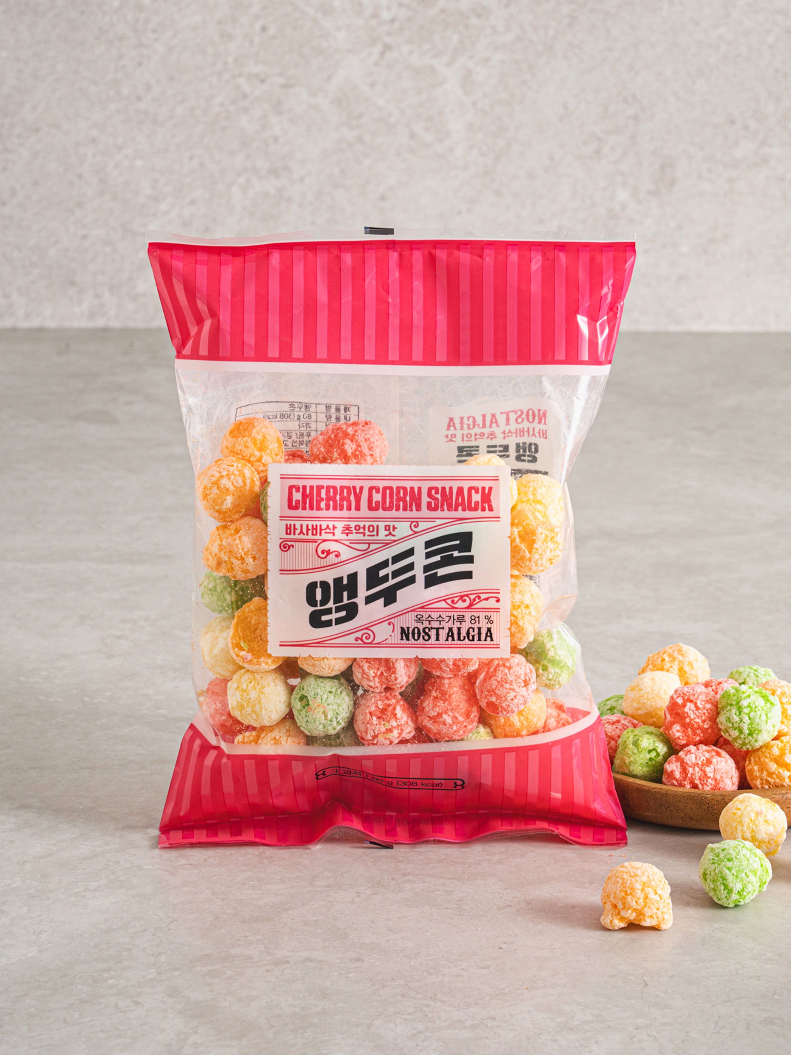 DAISO Cherry Corn Snack 80g