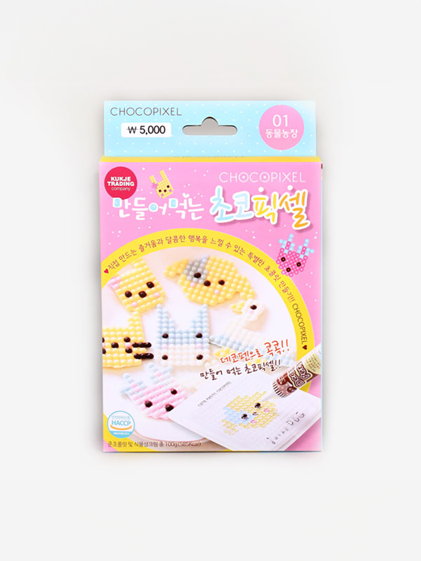 DAISO ChocoPixel Animal Farm 100g