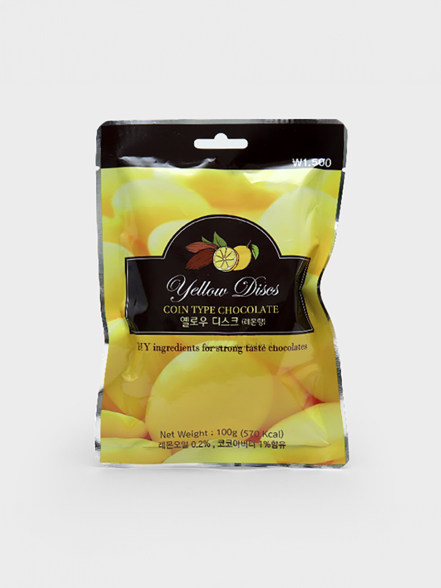 DAISO Coin Chocolate Lemon (100g)