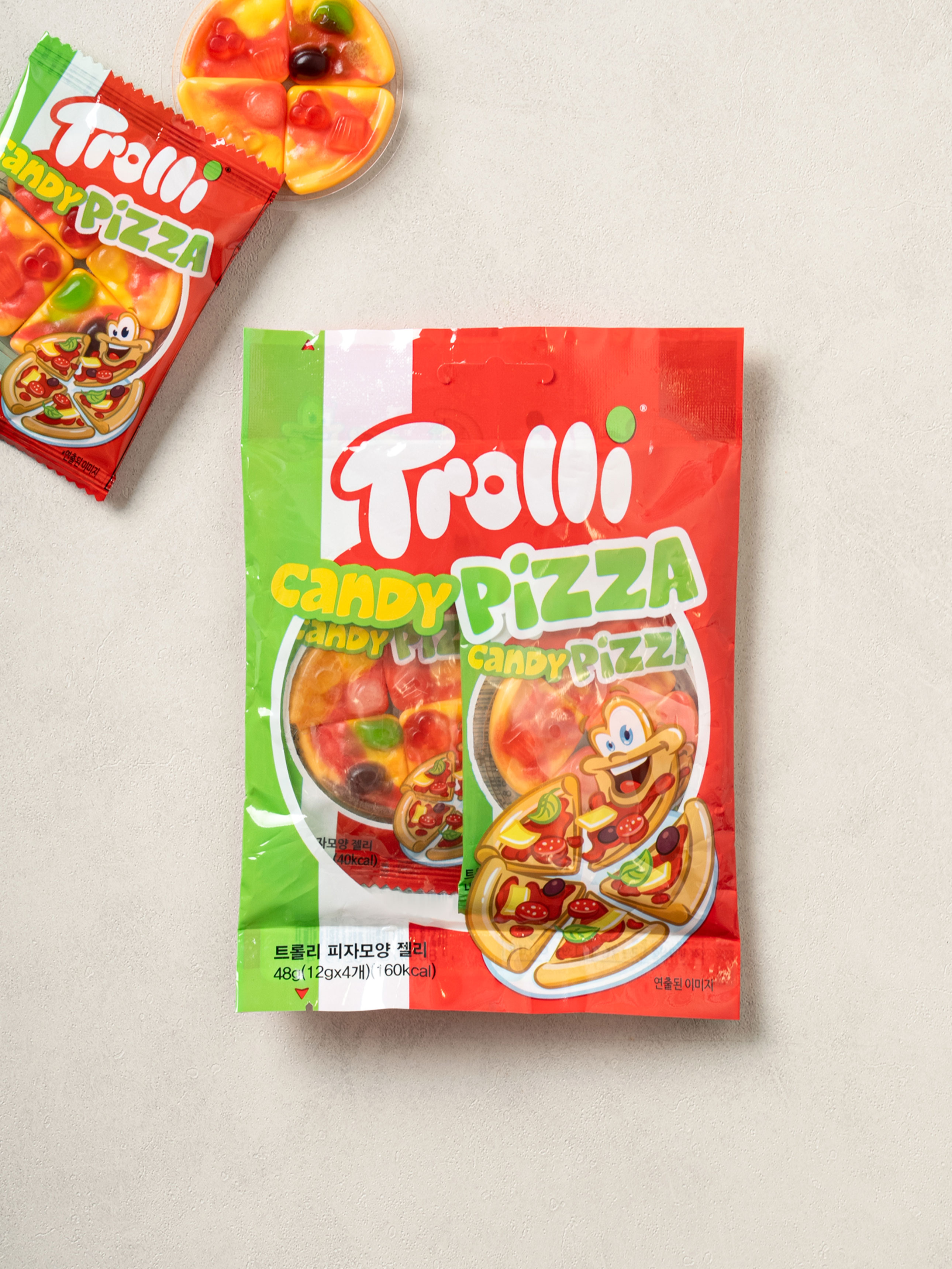 DAISO Trolley Pizza Shape Jelly (48g)