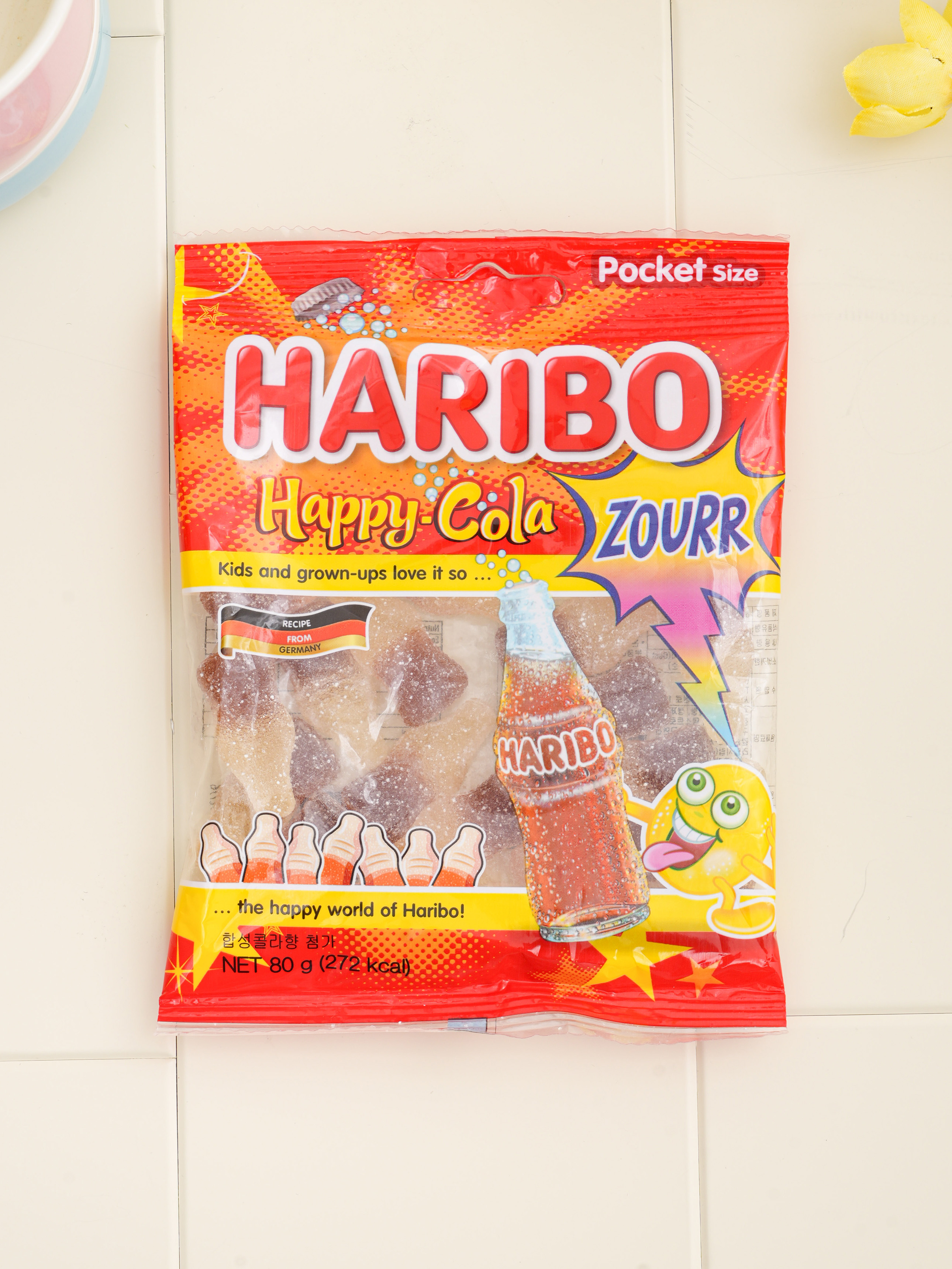 DAISO Haribo Happy Cola Sour (80g)