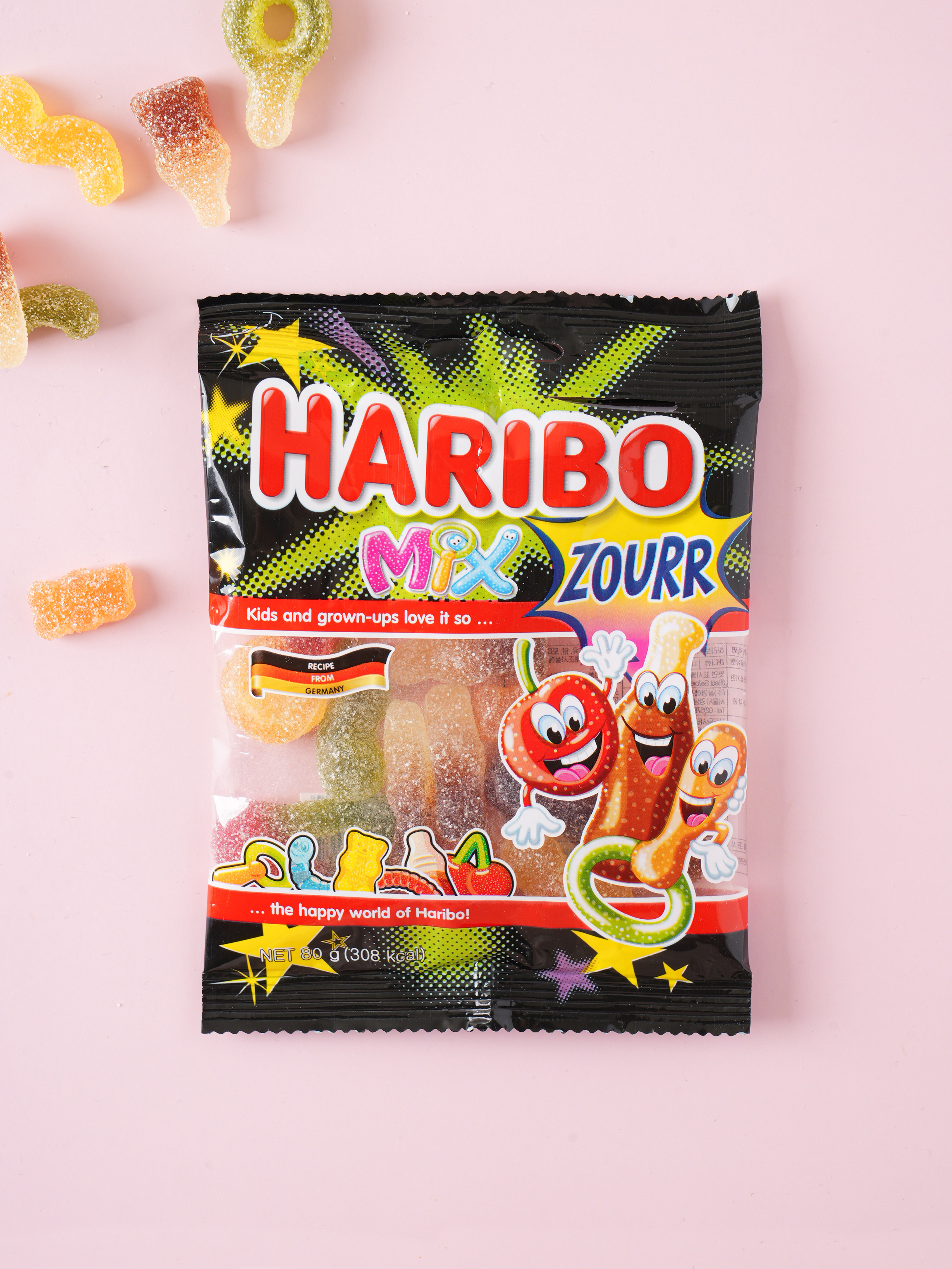 DAISO Haribo Mix Sour (80g)