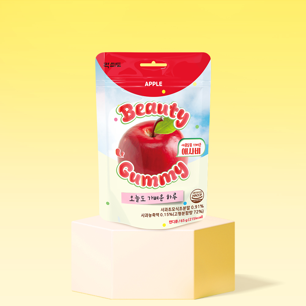 DAISO Lockpido Beauty Gummy Sweet and Sour Light Aesabi (65g)