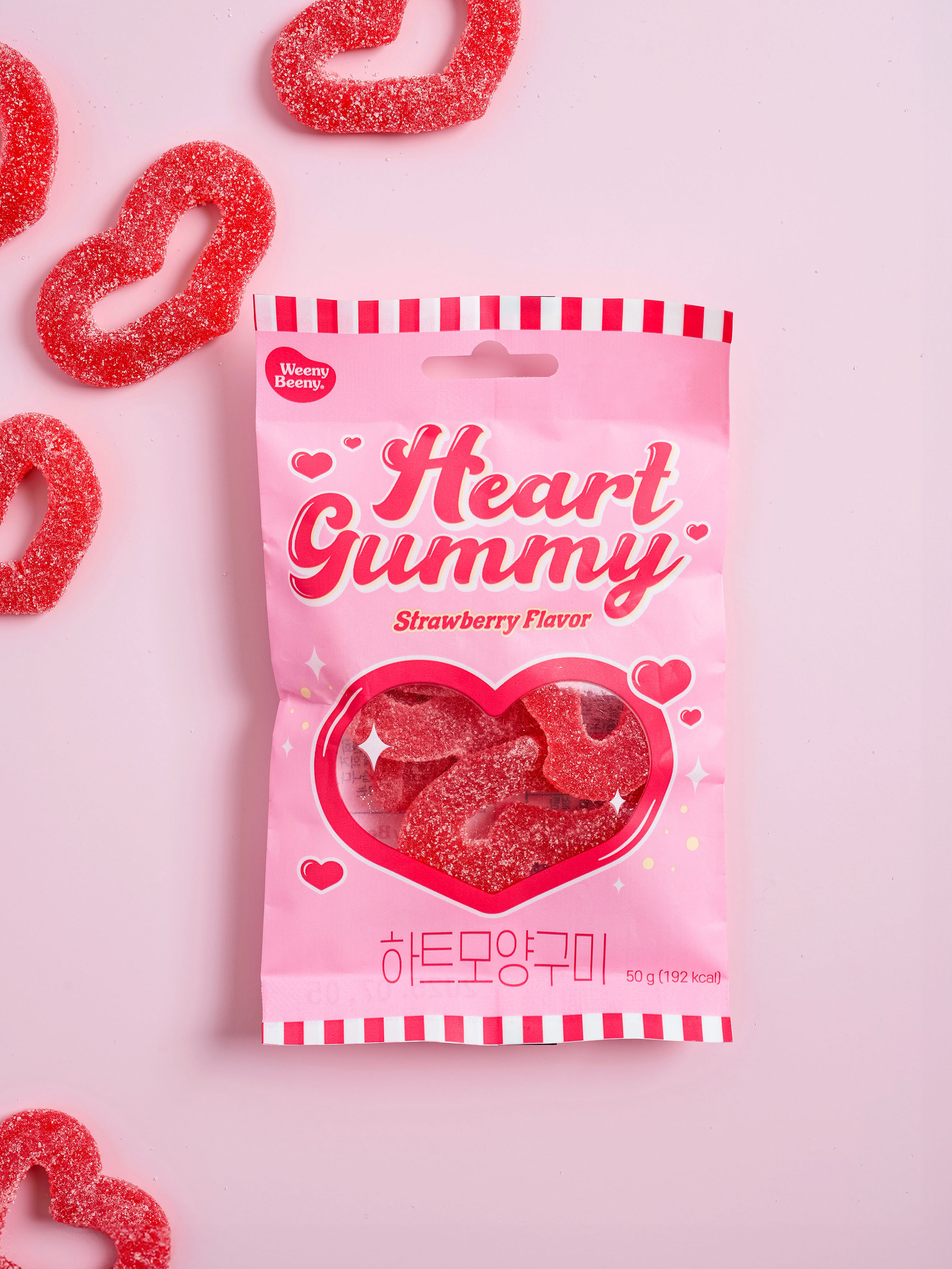 DAISO Heart-shaped gummies (50g)