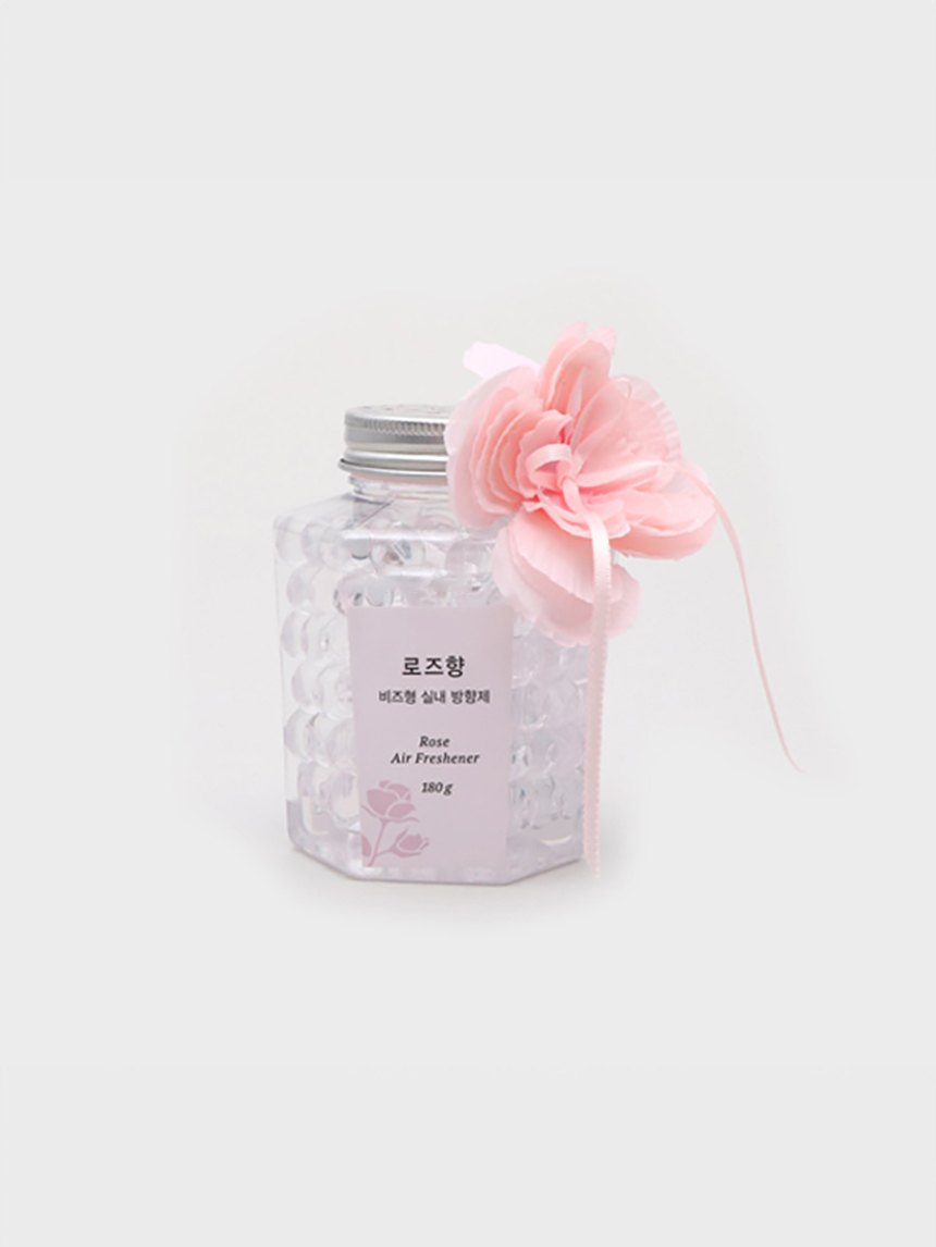 DAISO Flower decoration bead air freshener (180g) (rose)