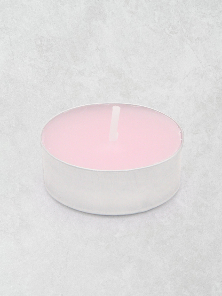 DAISO Color Tea Candle (12g*12P) (Freesia Cherry Blossom Scent)