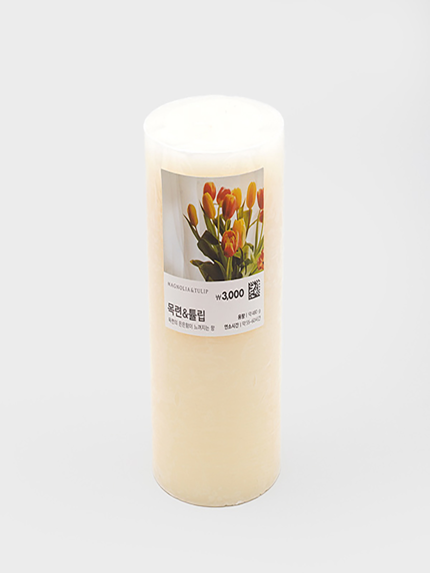 DAISO Color Filler Candle (Magnolia & Tulip Scent)