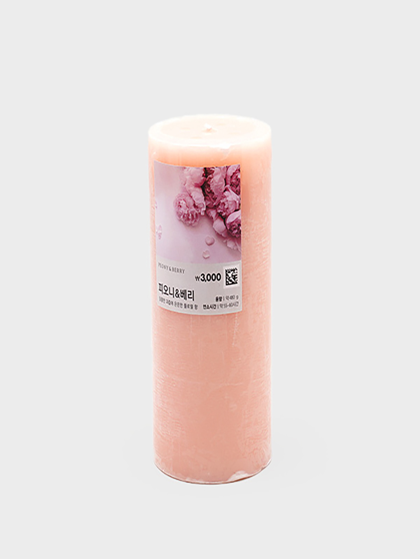 DAISO Color Filler Candle (Peony Berry Scent)