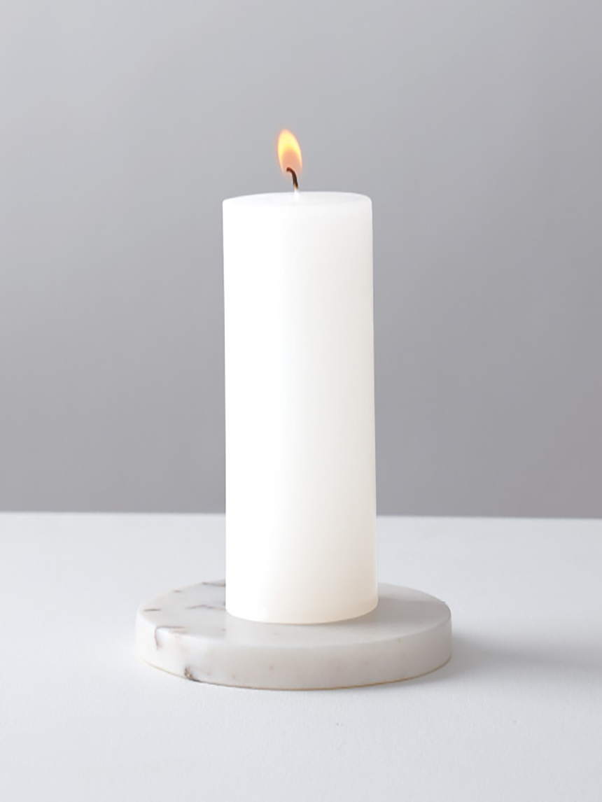 DAISO Pillar candle (unscented) (175g)