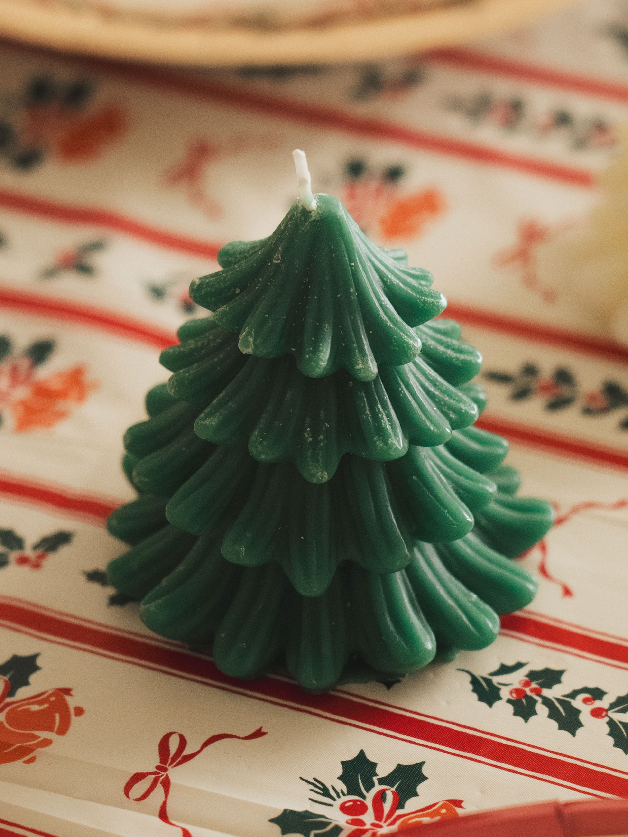 DAISO Christmas Object Candle (Green Tree)