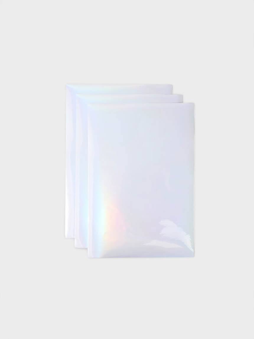 DAISO Polku_Hologram Adhesive Sheet (A4/3 sheets)