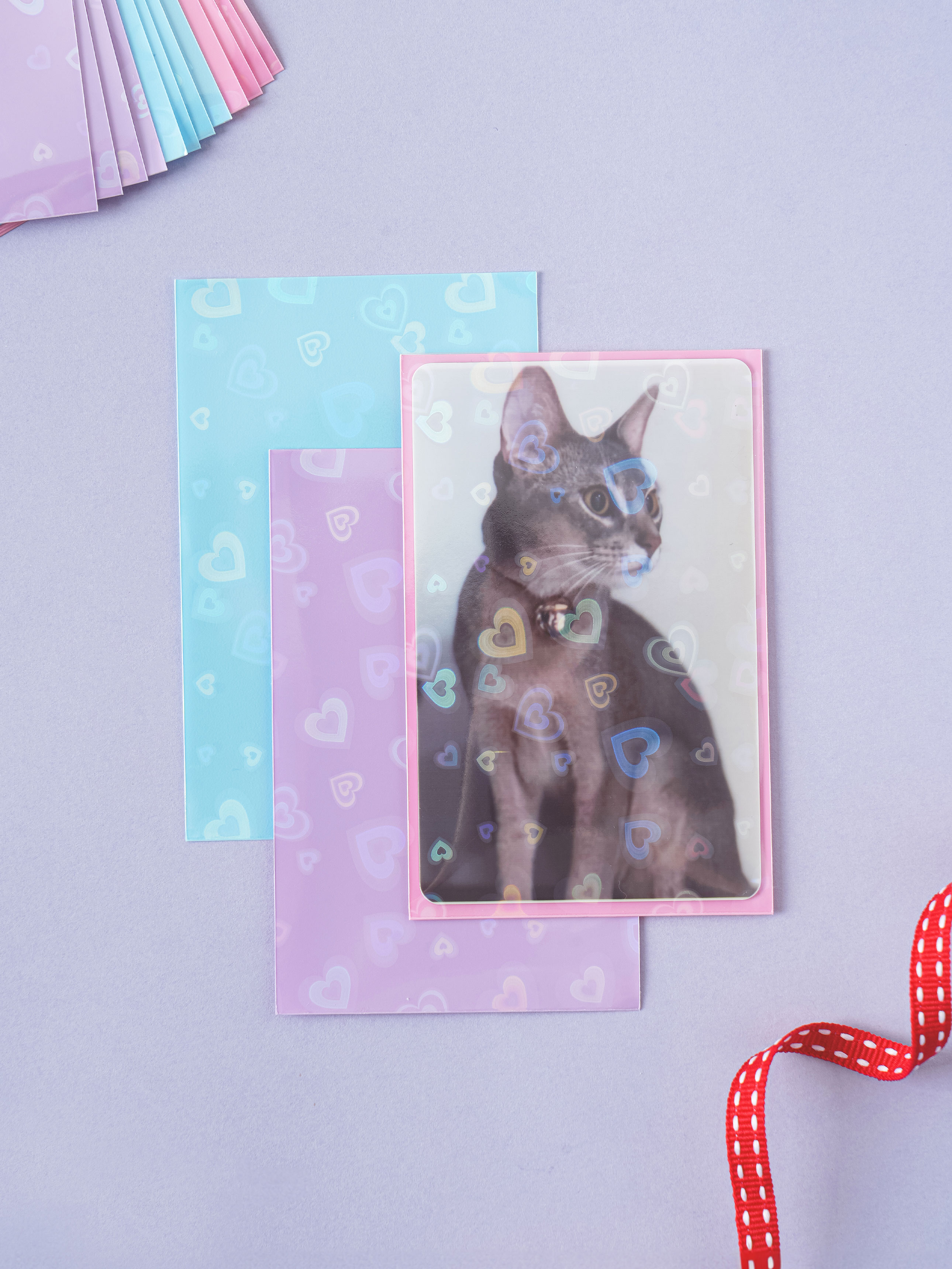 DAISO Polku_Photocard Sleeve (Mini/Color Hologram/15 sheets)