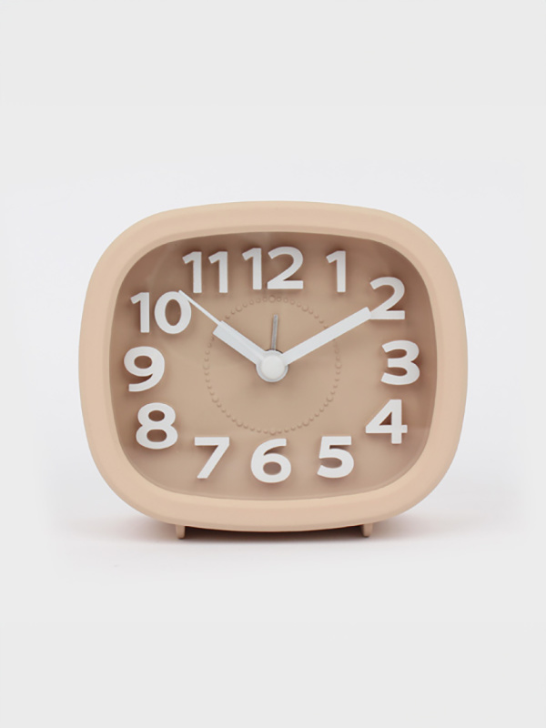 DAISO Plastic square table clock