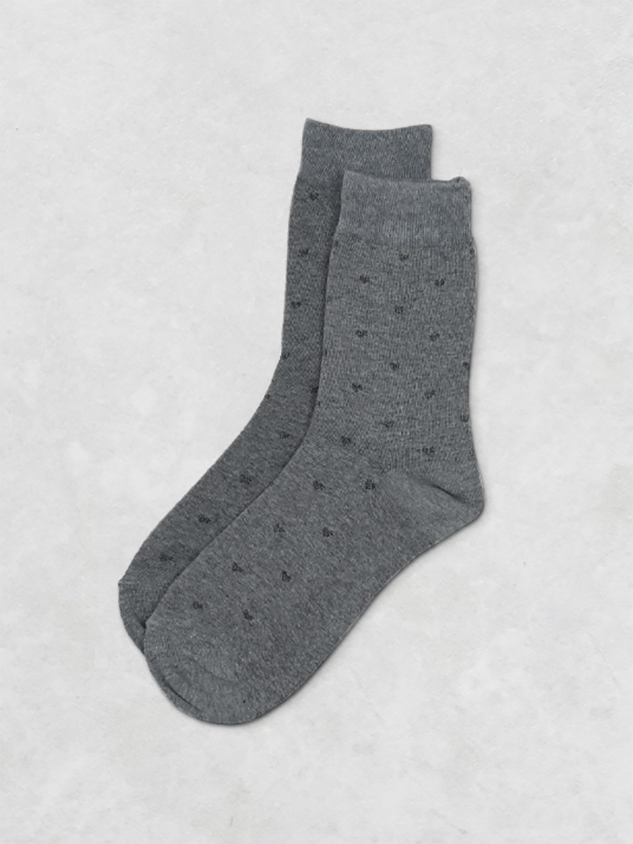 DAISO Gentleman Business Socks (Small Heart)