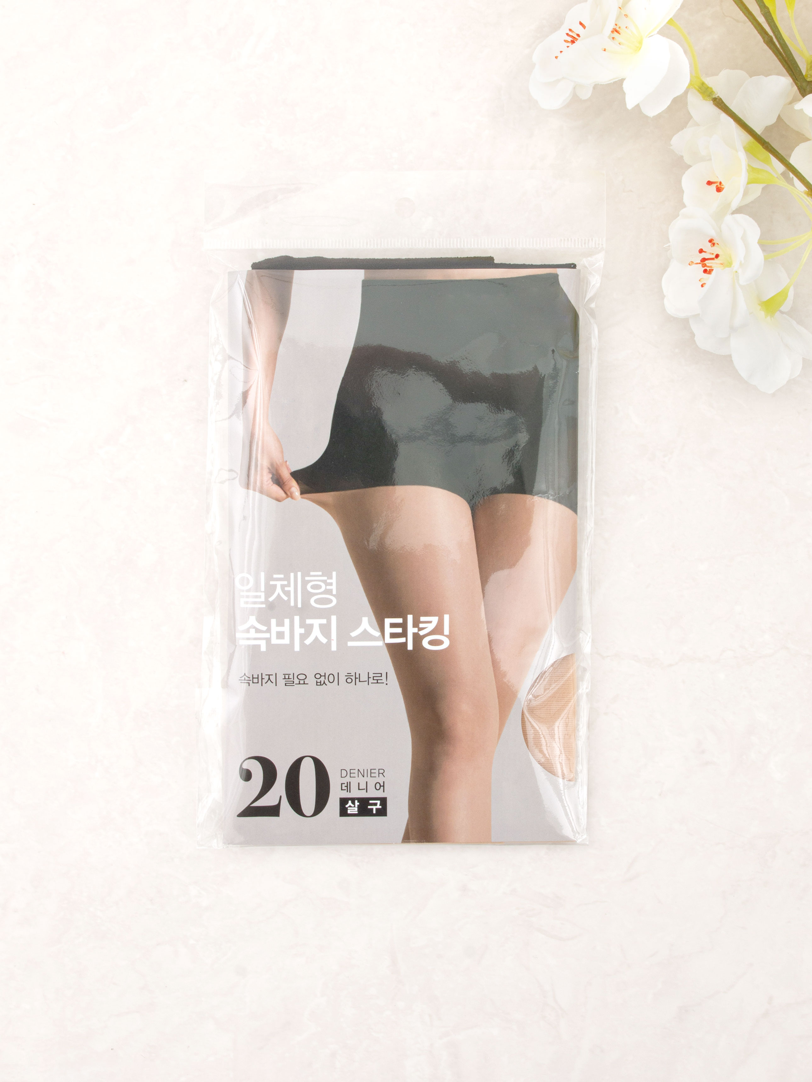 DAISO Underwear stockings 20D (Apricots)