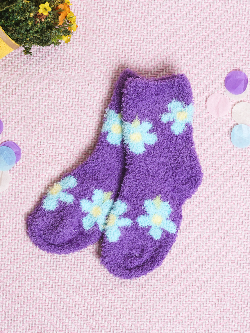 DAISO Patterned Children's Sleep Socks (7-10 years old)