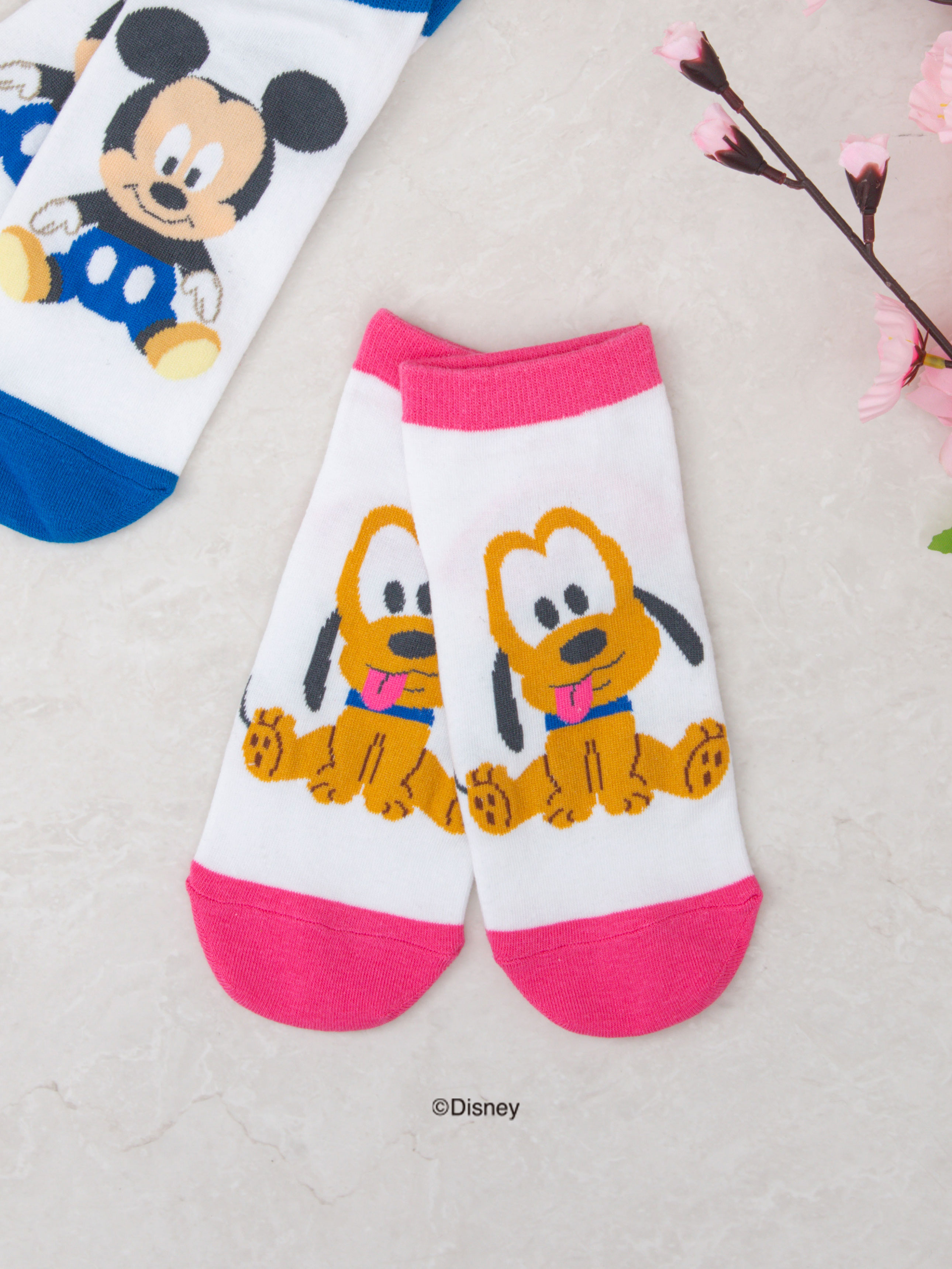 DAISO Disney_Mickey Friends_Sketch Children's Sneakers Socks (4-6 years old)