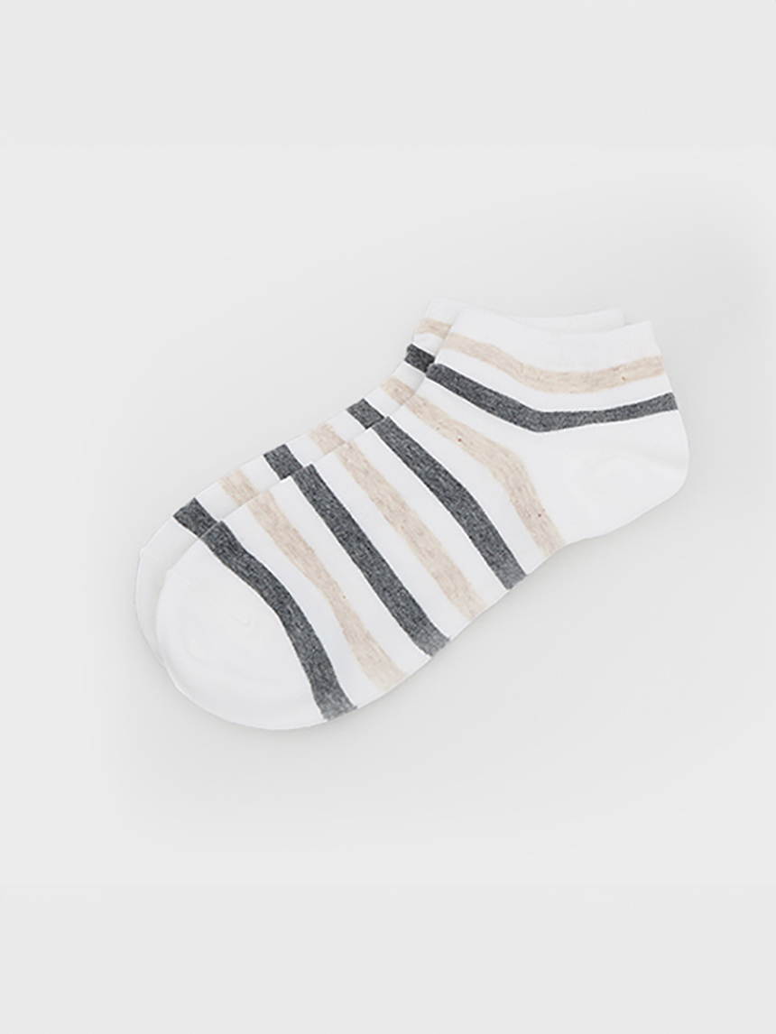 DAISO Women's Sneakers (Two-Tone Stripes)