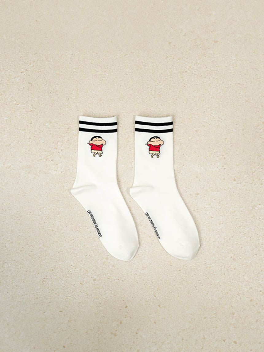 DAISO Crayon Shin-chan_Long socks