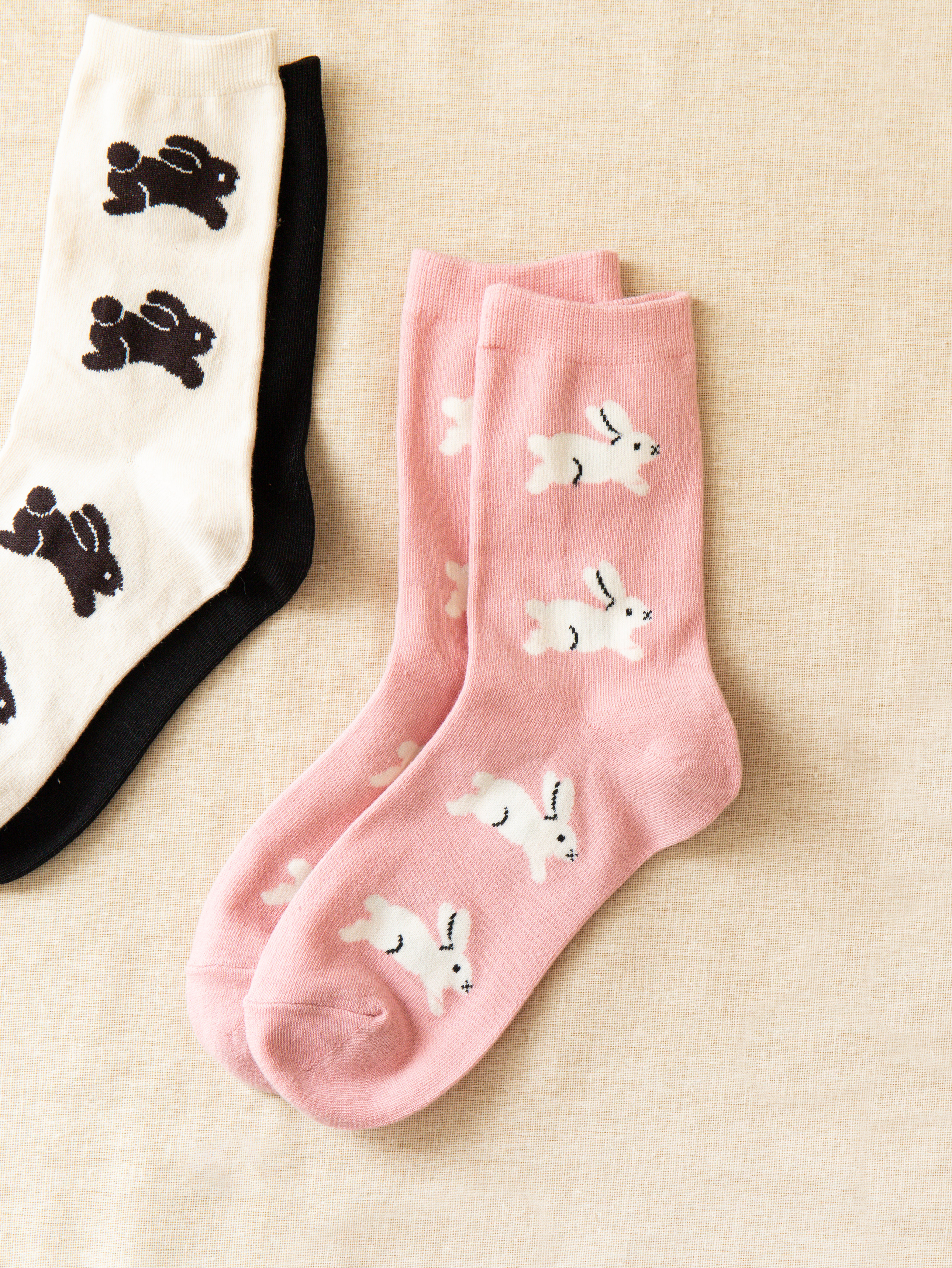 DAISO Women's socks (animal)