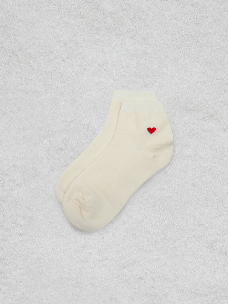 DAISO Ladies' Socks (Heart)