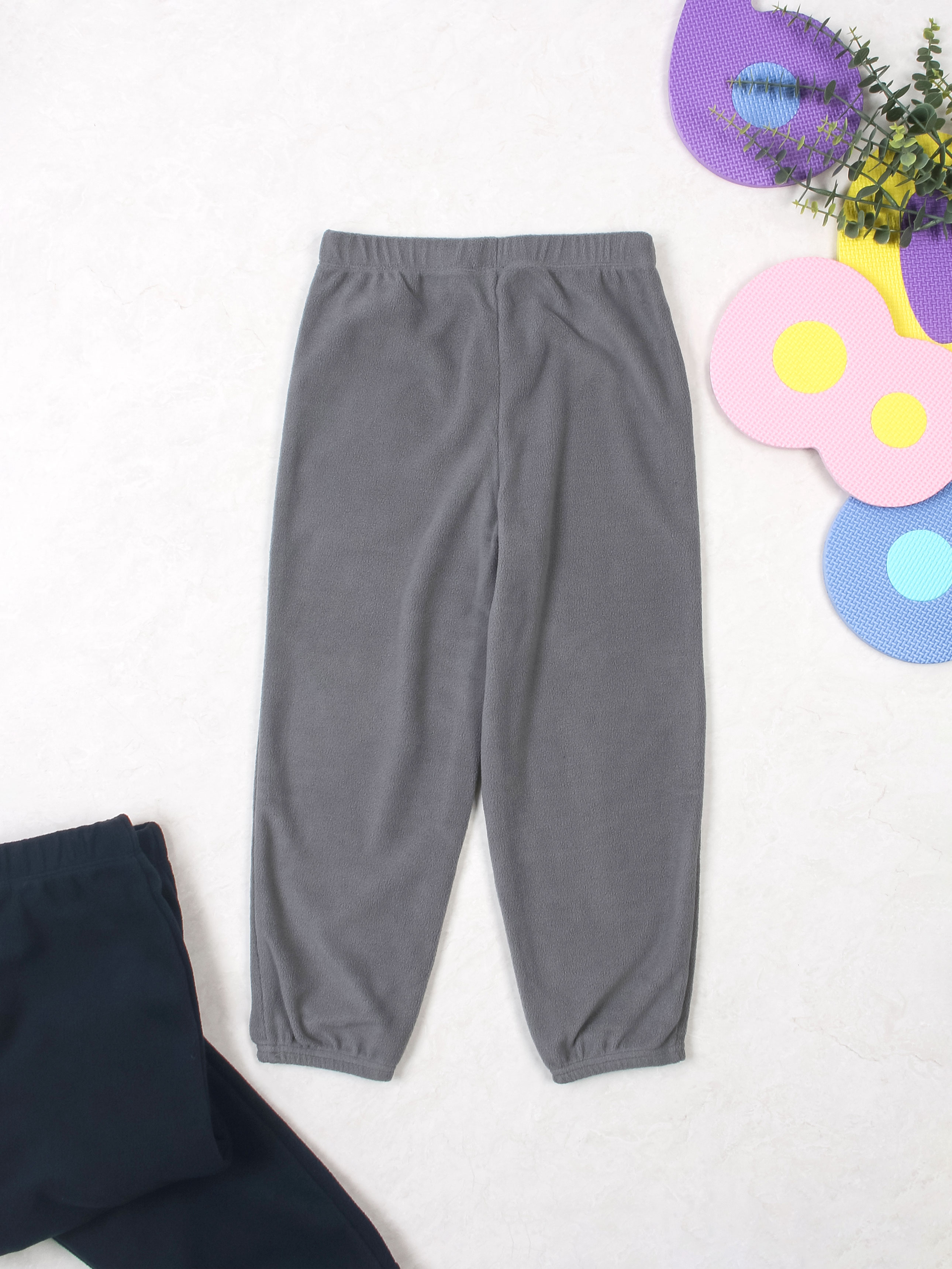 DAISO Children's Polar Fleece Pajama Bottoms (120)