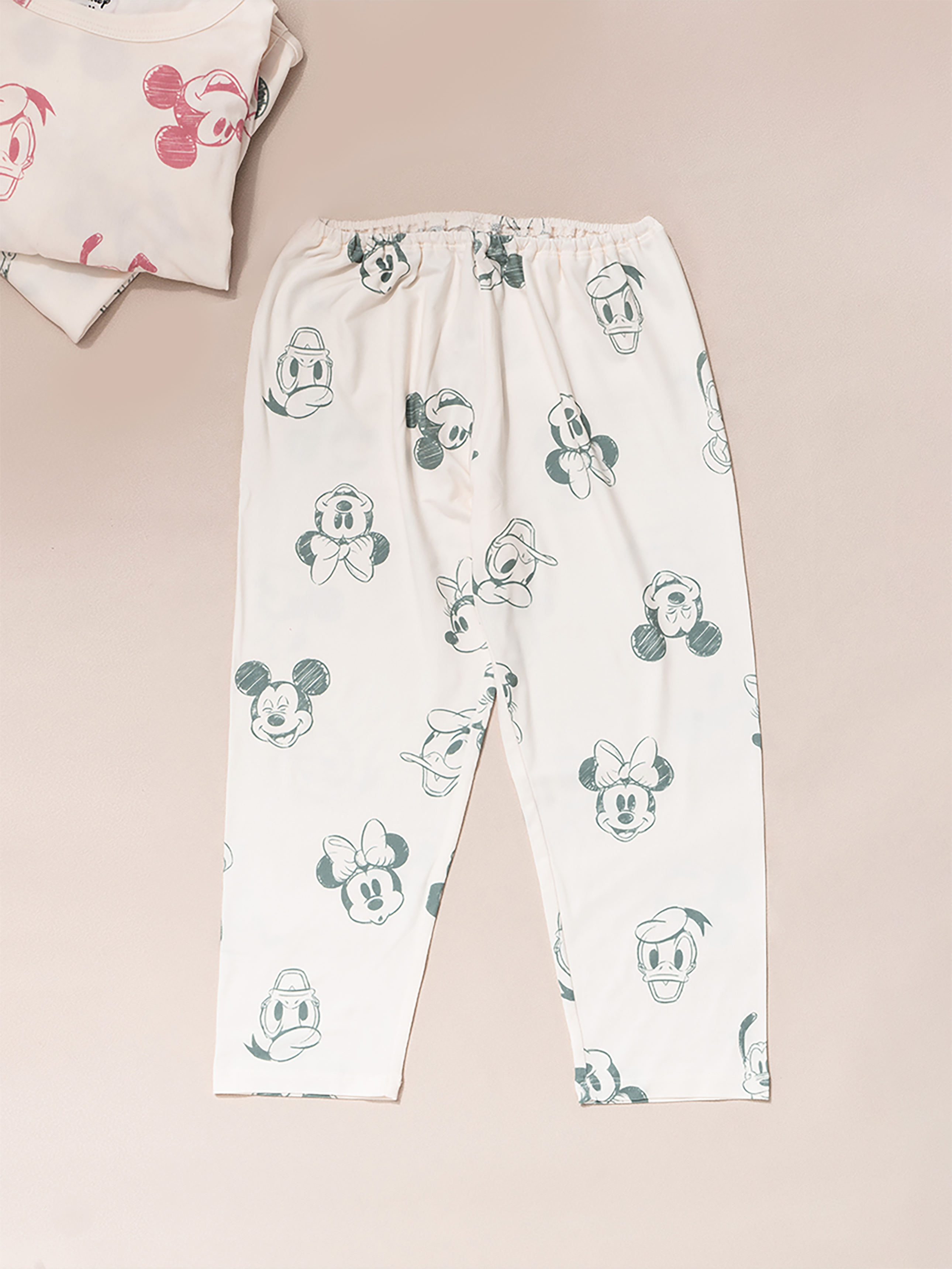 DAISO Disney_Mickey Mouse_Children's Pajama Bottoms (S)