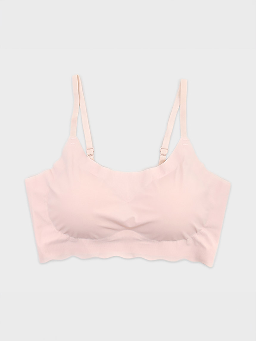 DAISO Adjustable strap seamless bra (M)