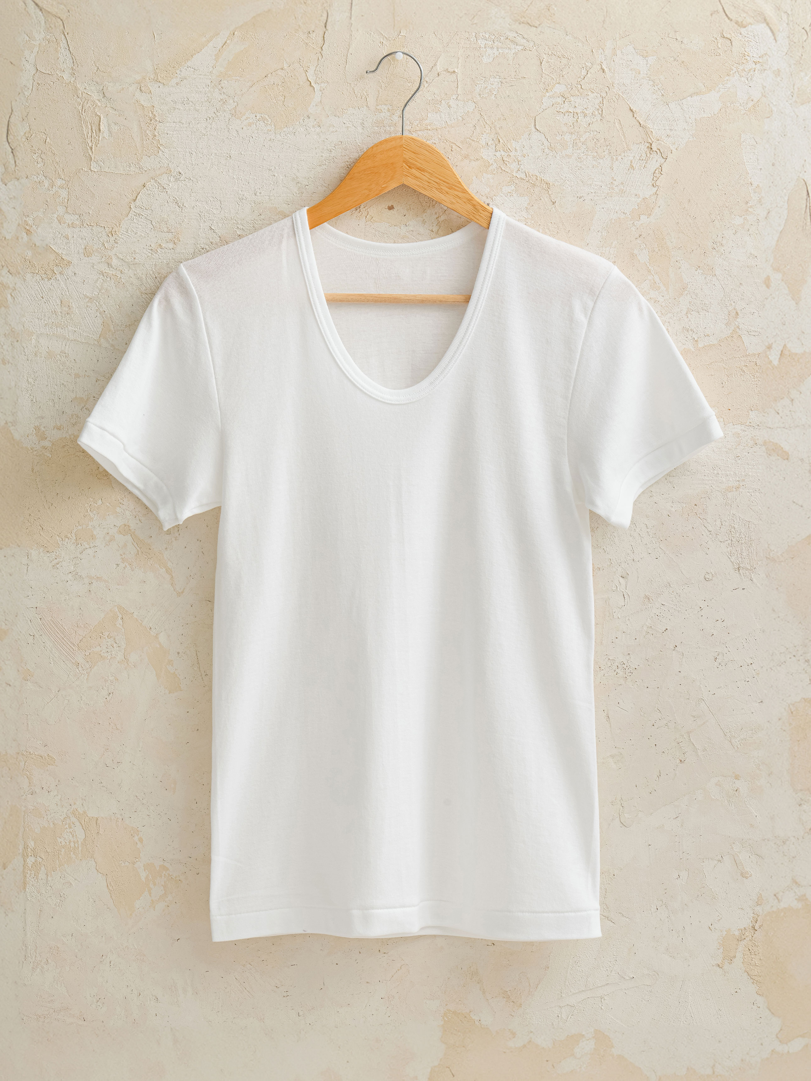 DAISO Try Men's Cotton Short-sleeve Inner Tee (105)